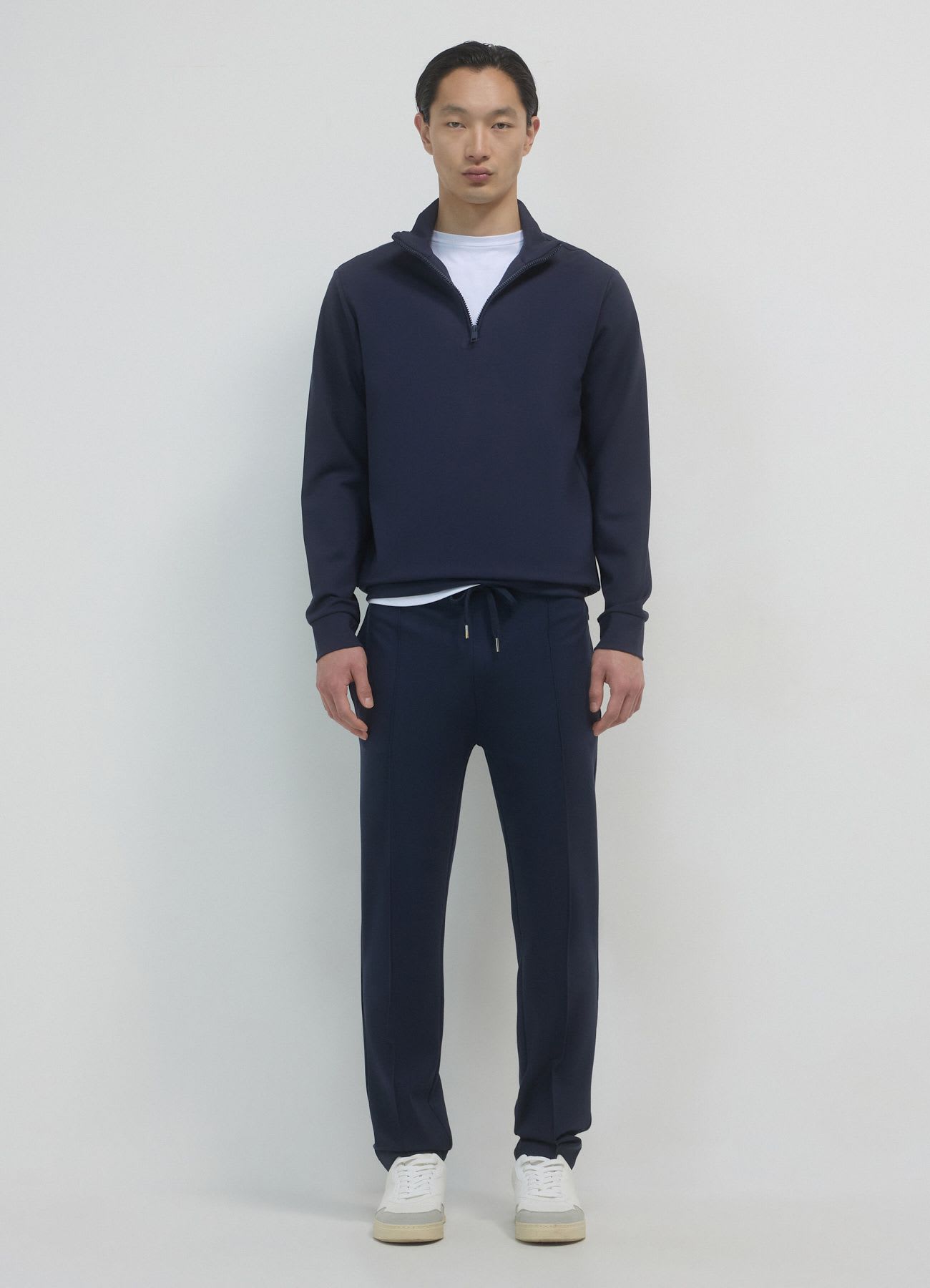 Felpa half zip