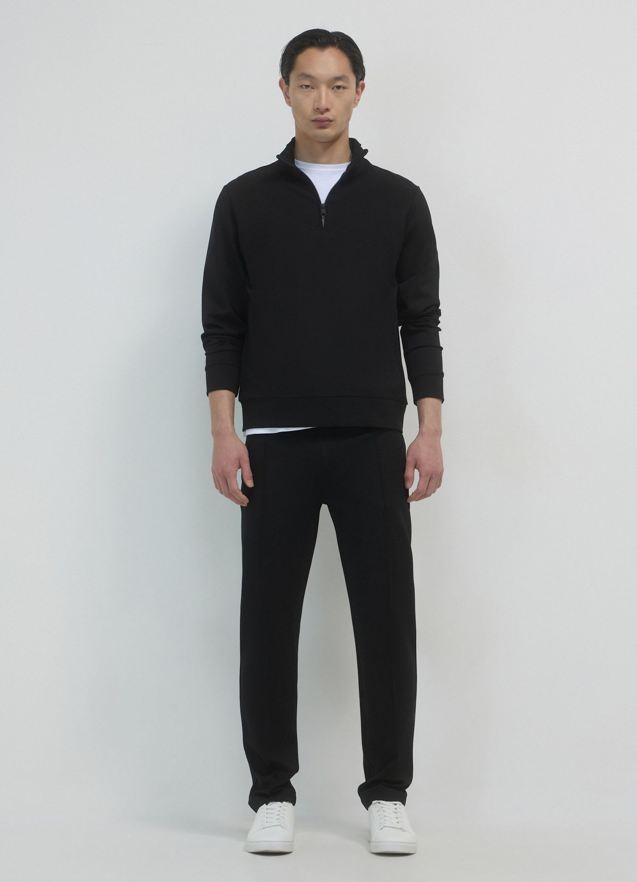 Felpa half zip
