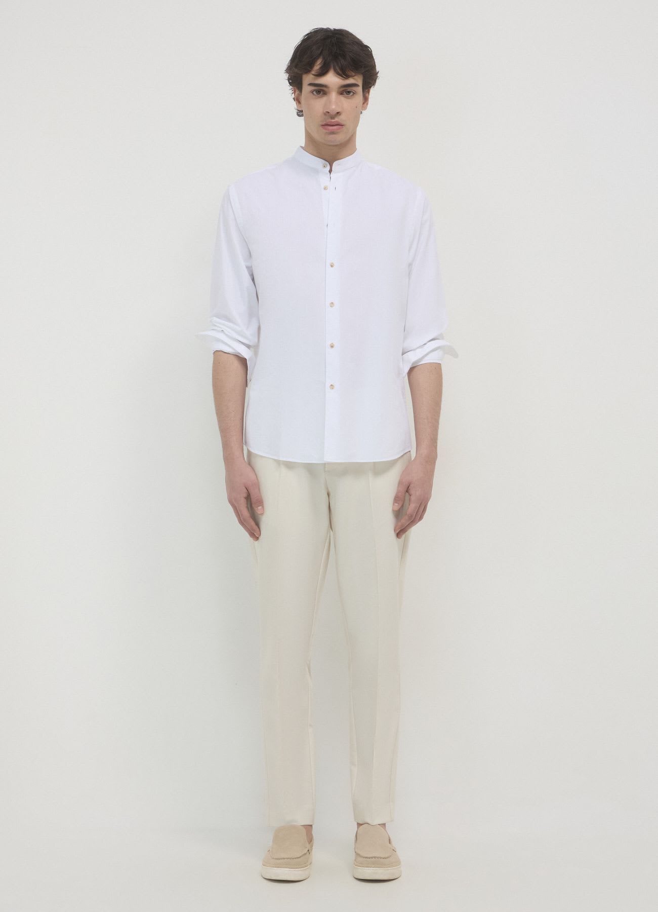 Camicia coreana a coste