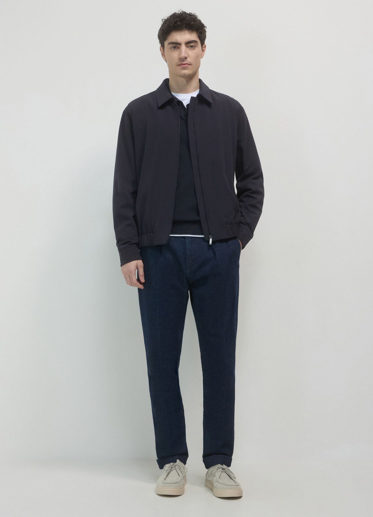Bomber colletto a camicia