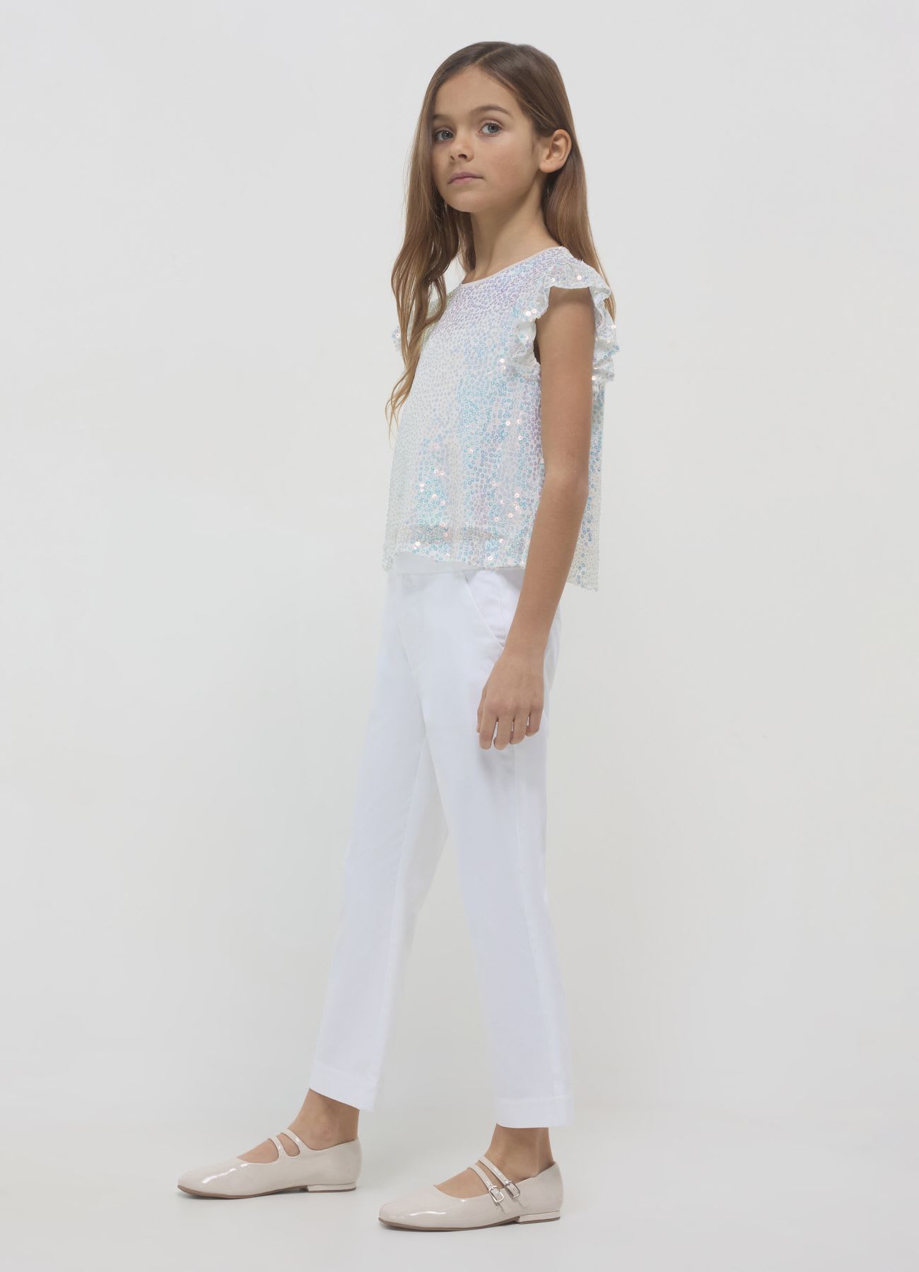 Blusa con paillettes