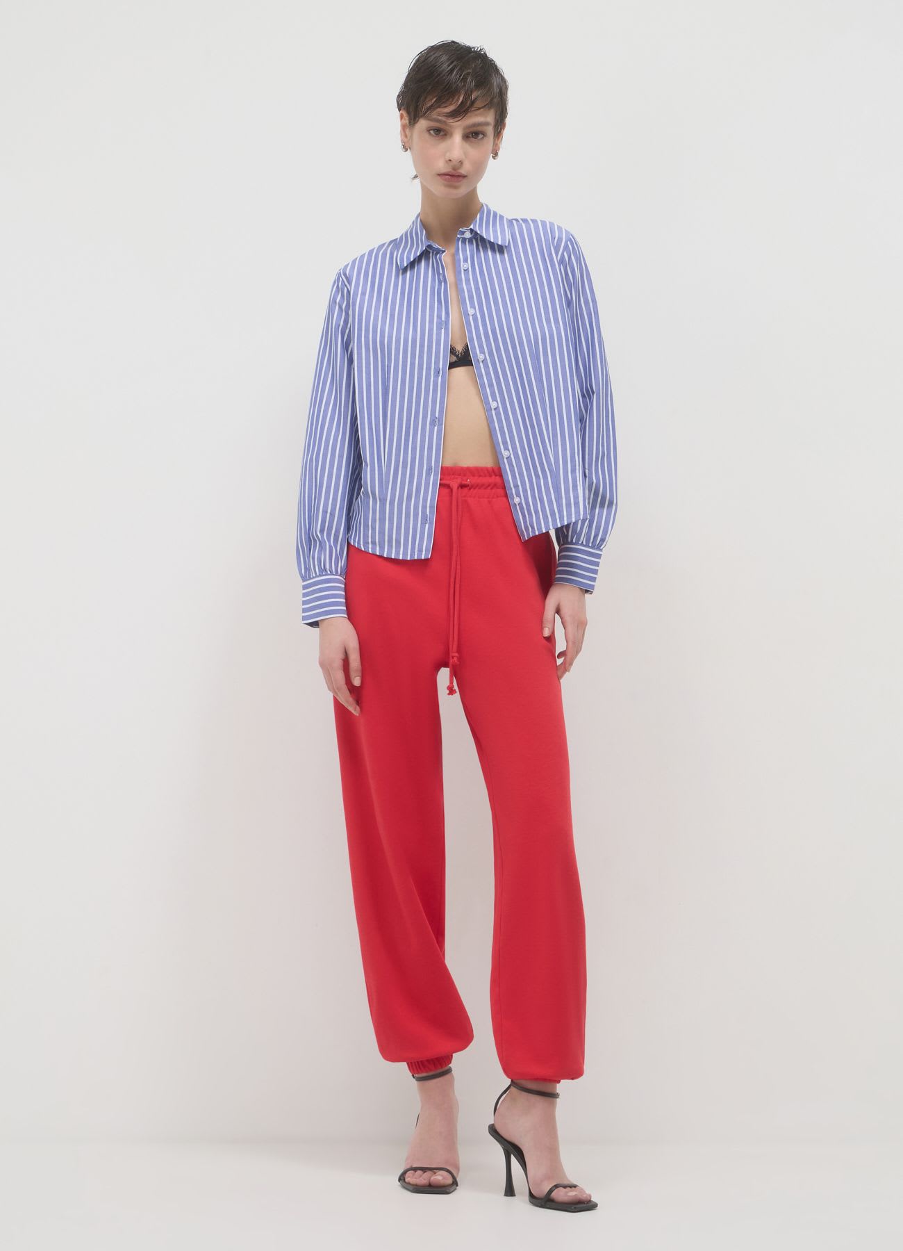 Pantalone ginnico tinta unita