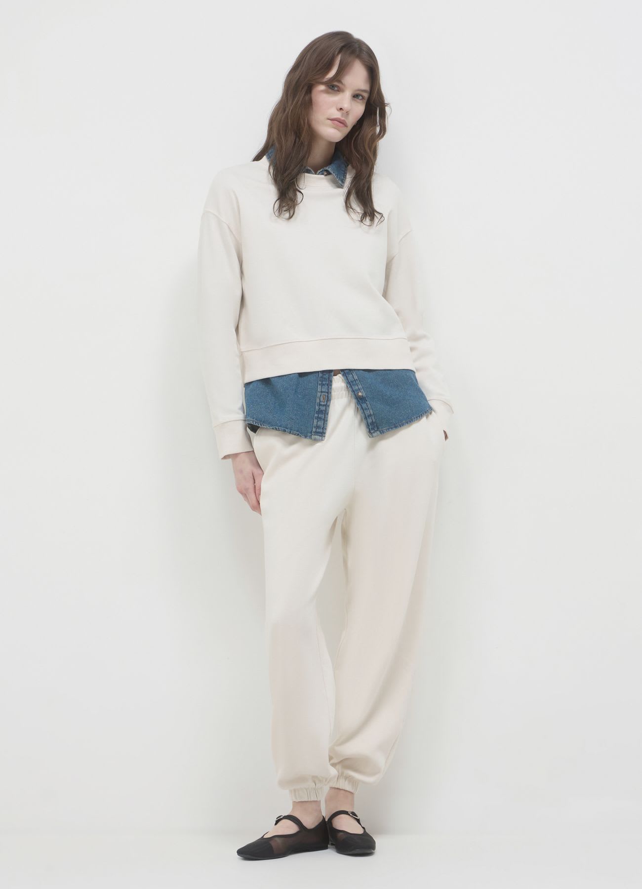 Pantalone ginnico tinta unita