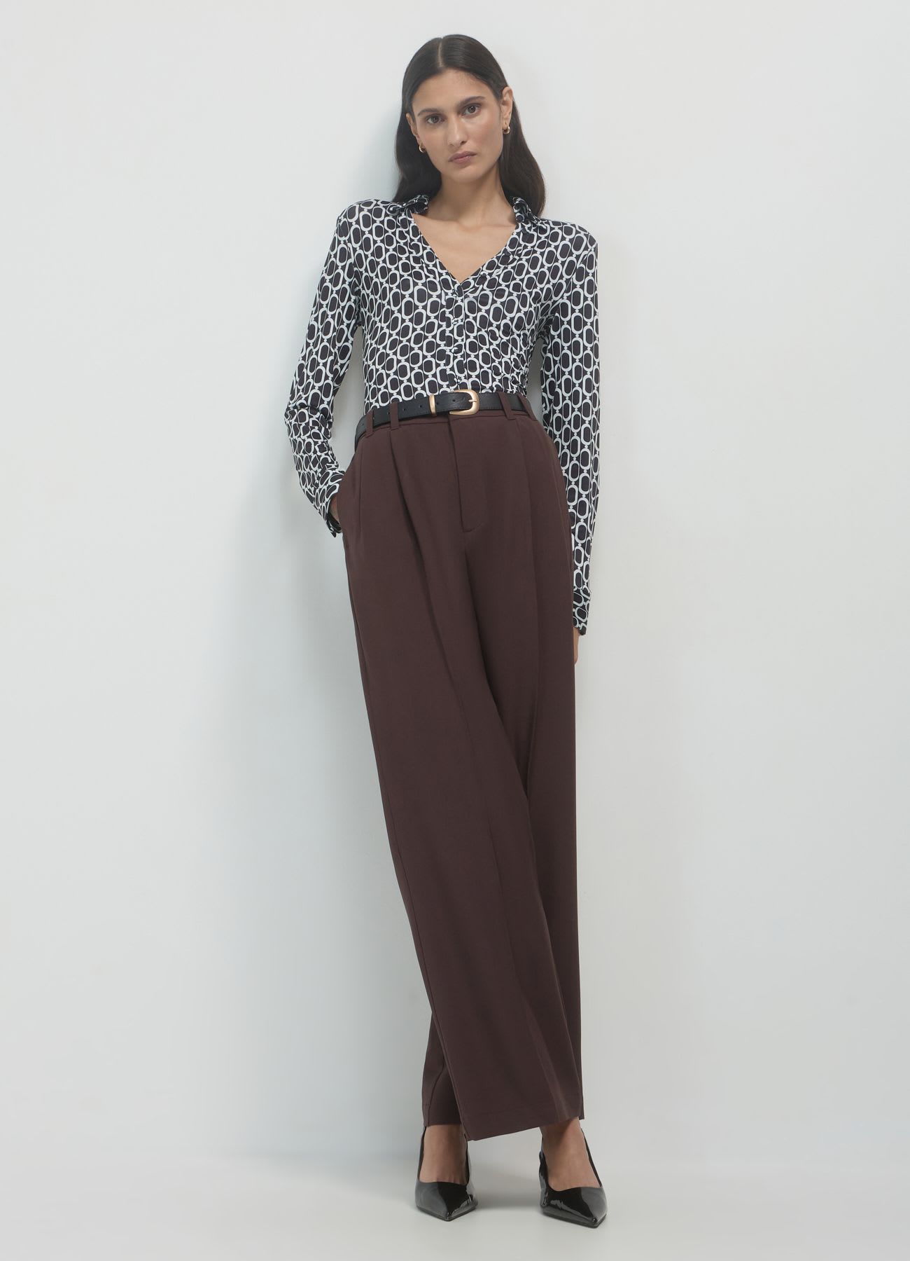 Camicia avvitata fantasia