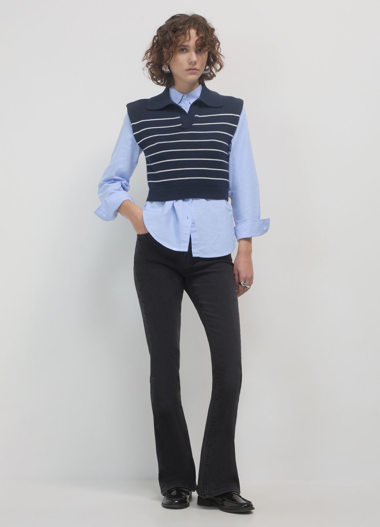 Gilet a righe