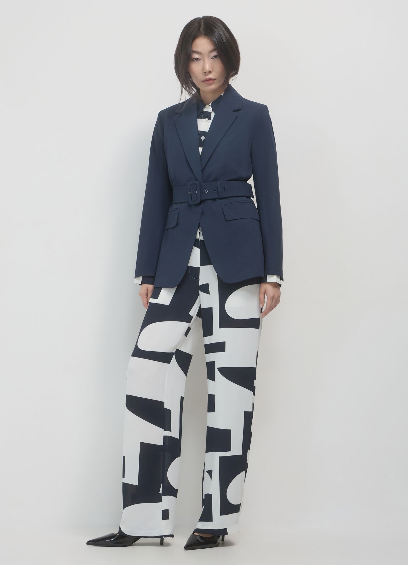 Blazer con cintura
