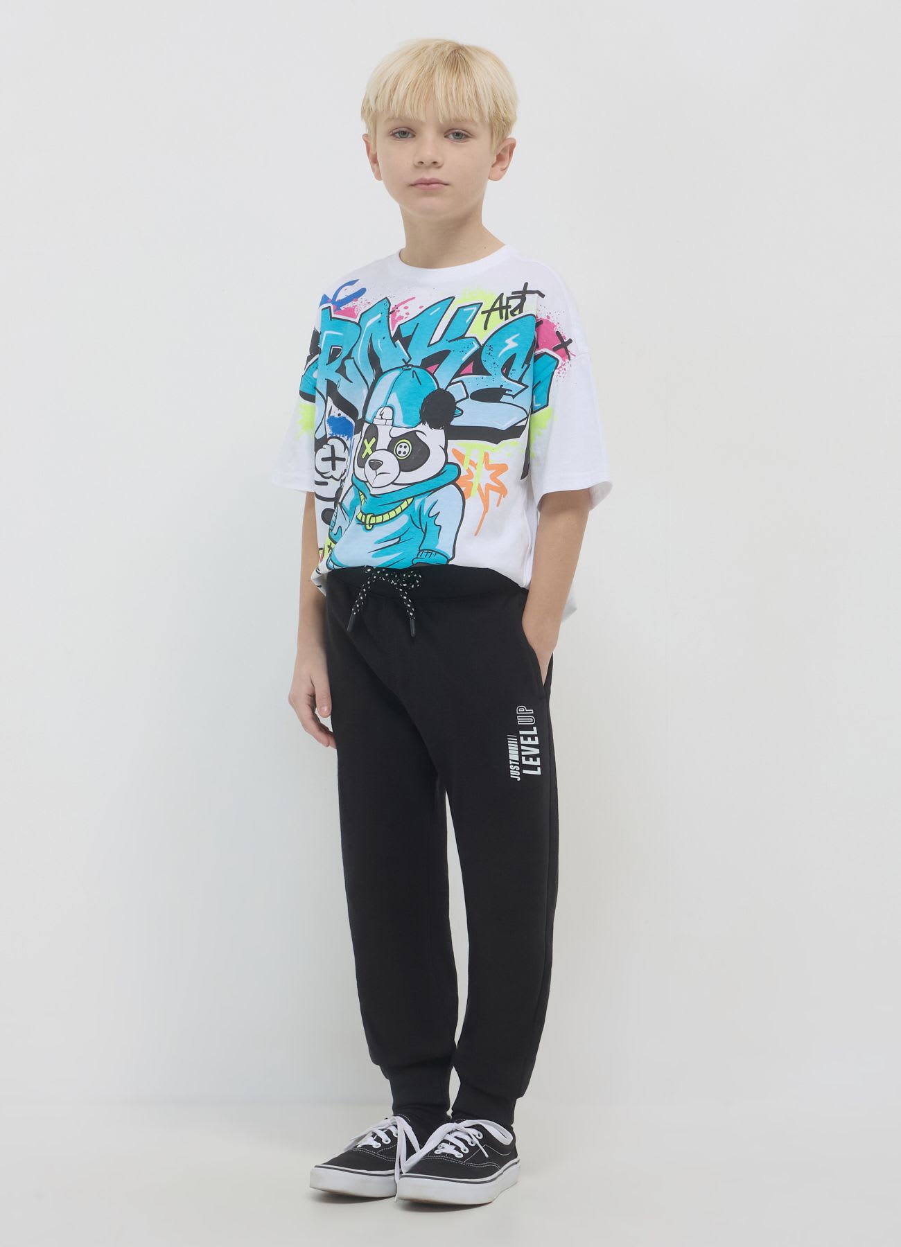 Pantalone ginnico con stampa