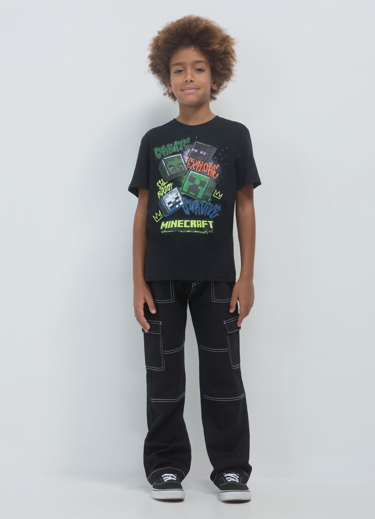 T-shirt stampa Minecraft