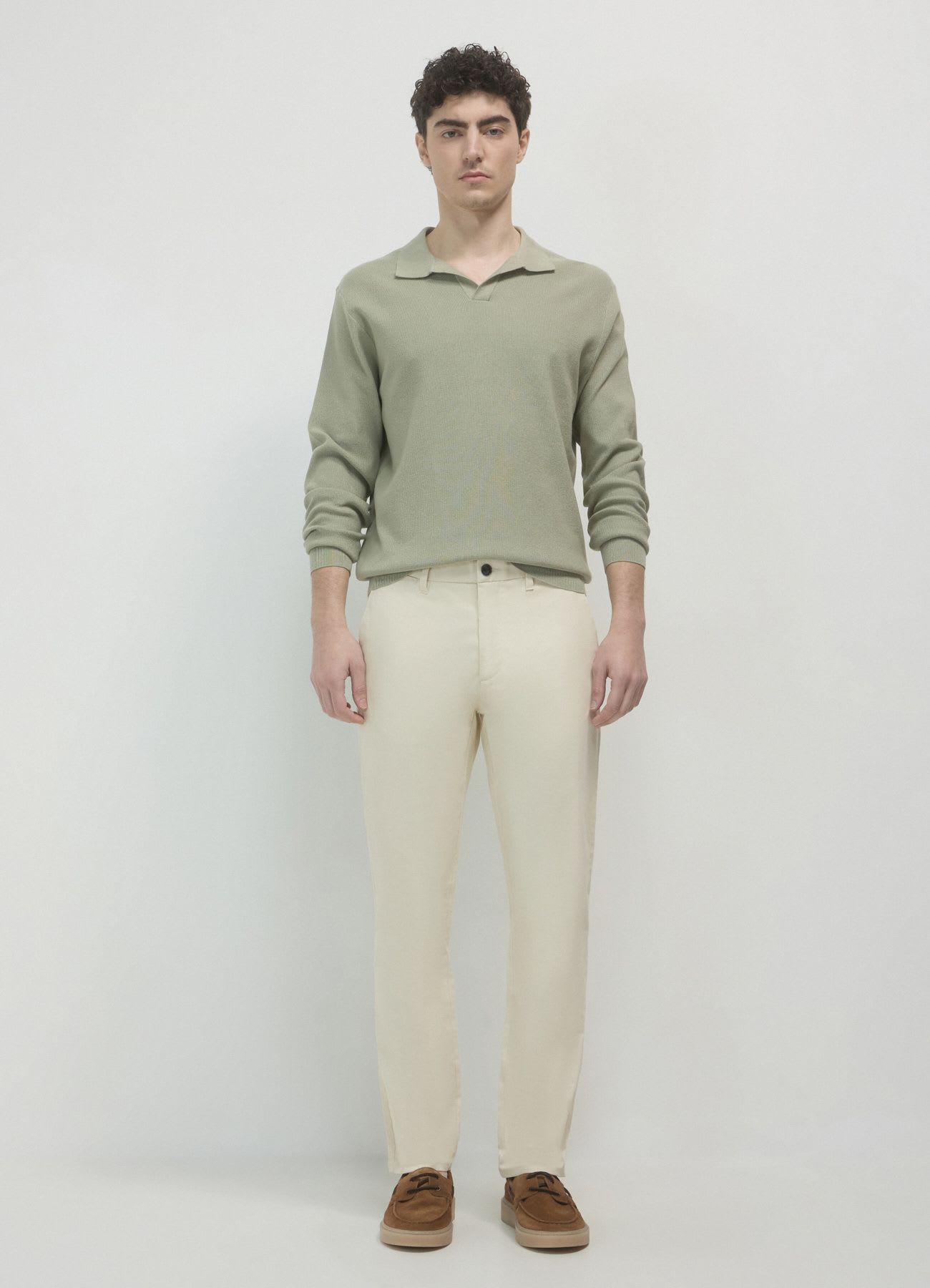 Maglia colletto a camicia