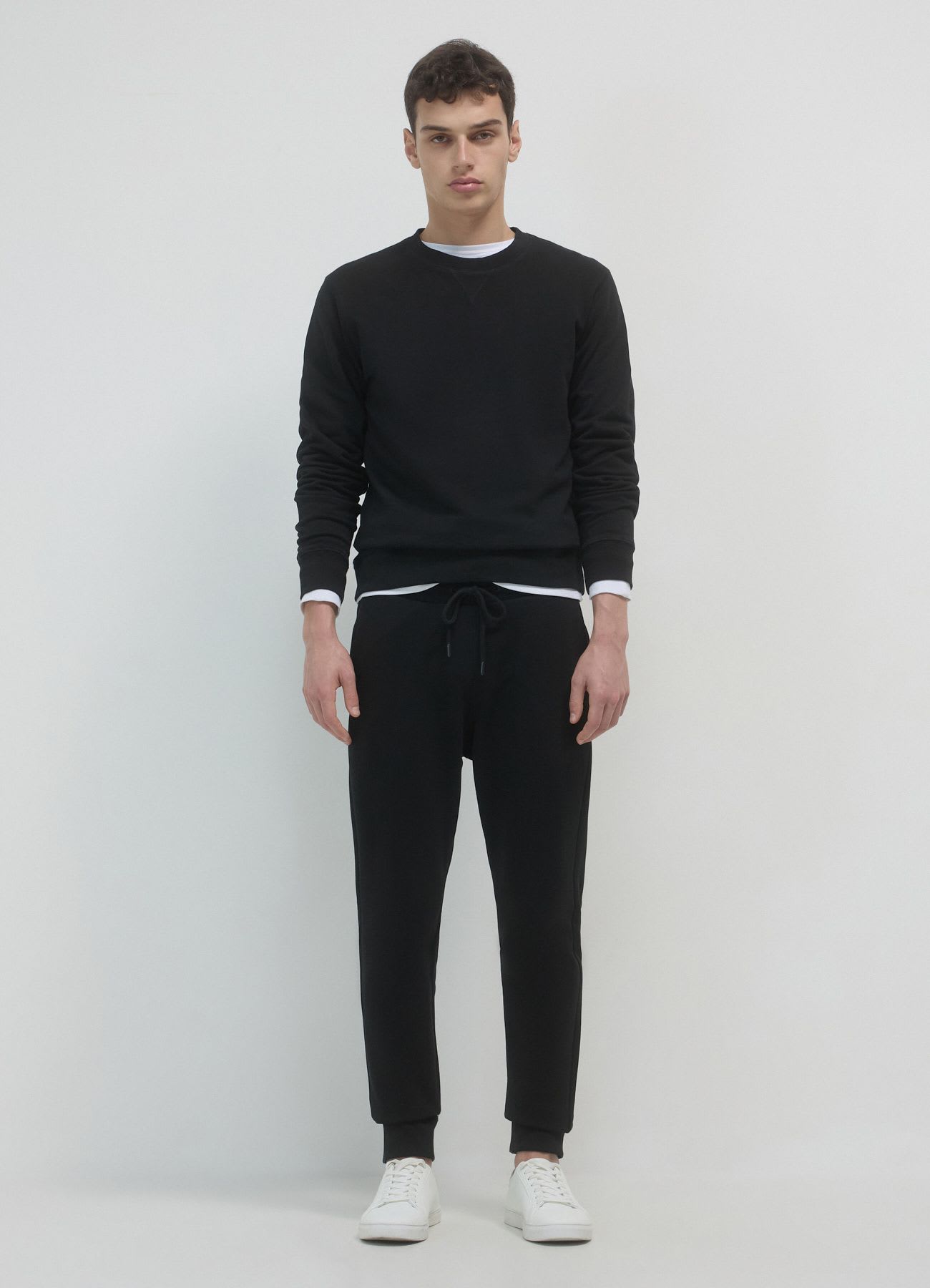 Pantalone ginnico tinta unita