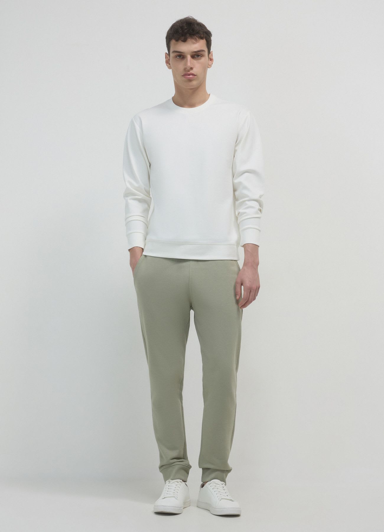 Pantalone ginnico tinta unita