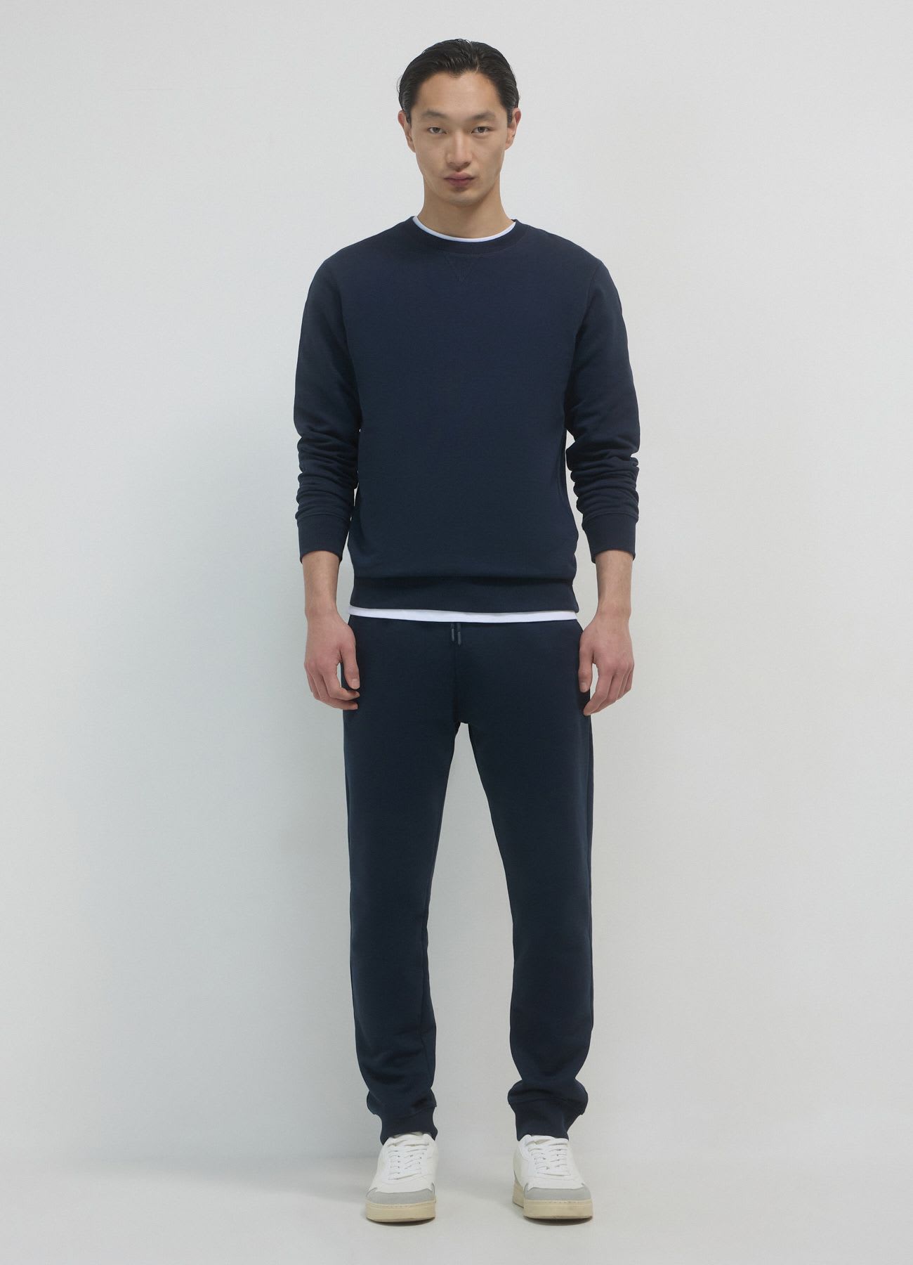 Felpa basic girocollo