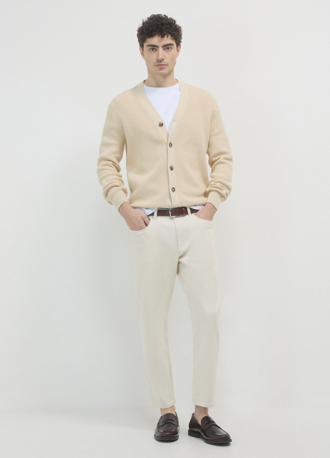 Cardigan a bottoni