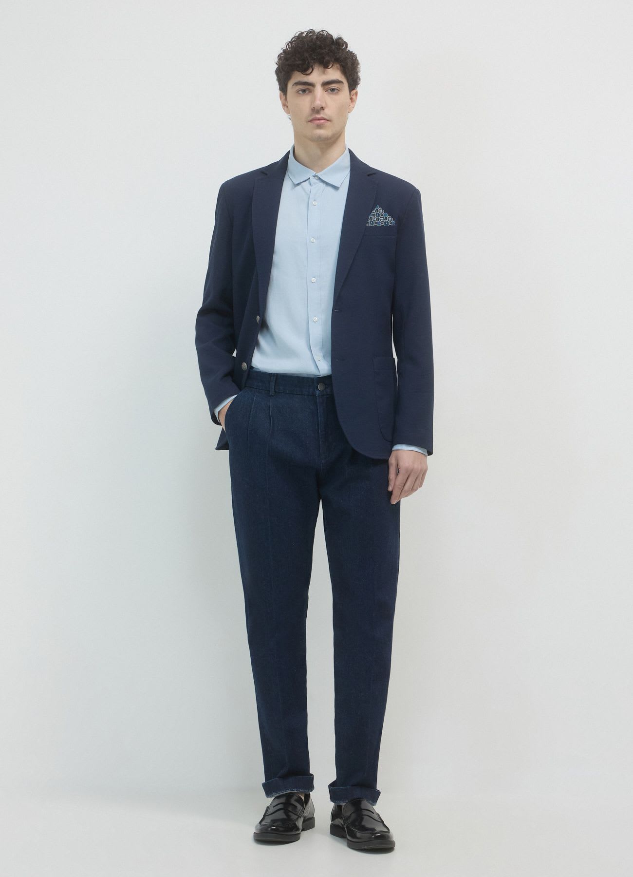 Pantalone chino pinces