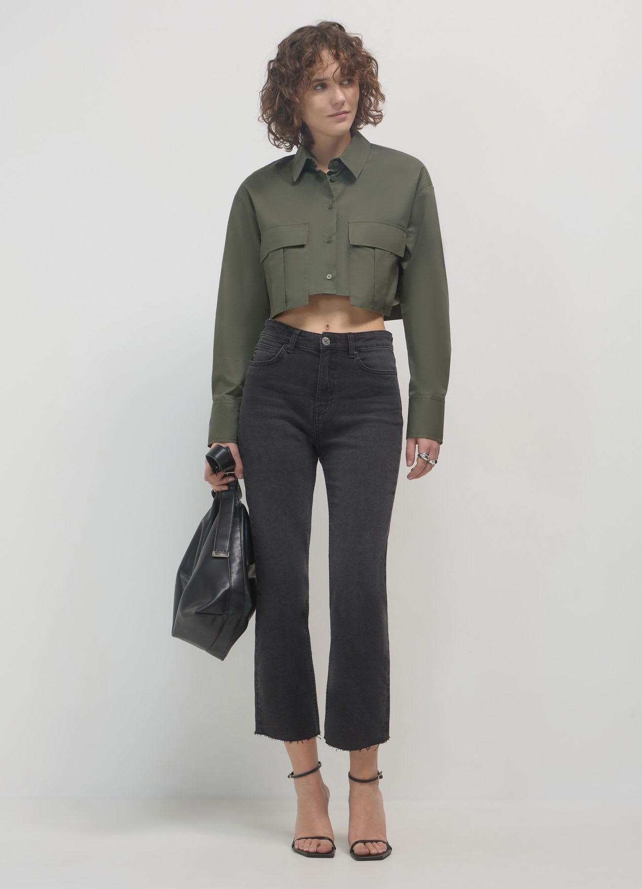 Camicia crop tasconi