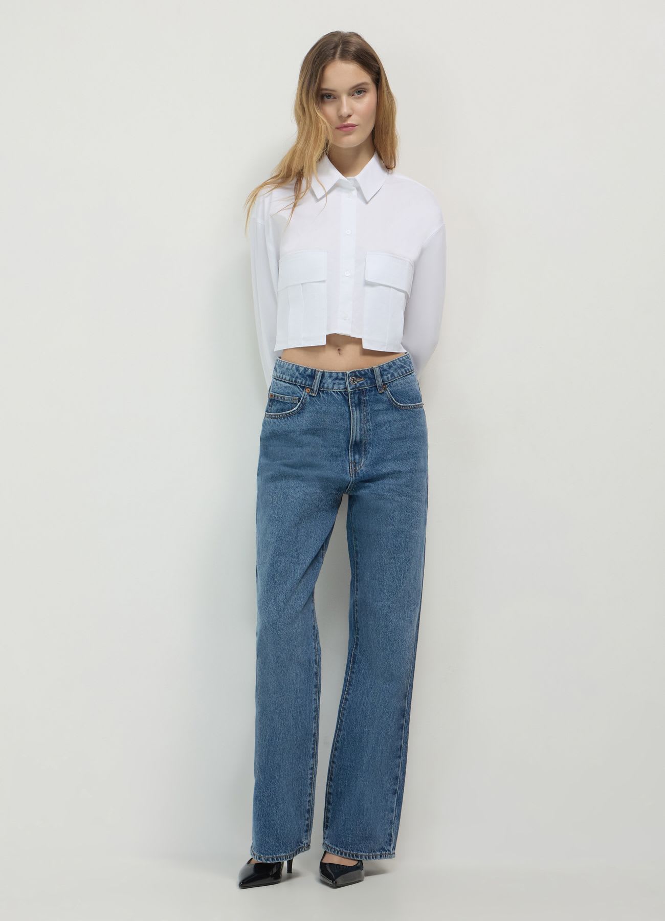 Camicia crop tasconi
