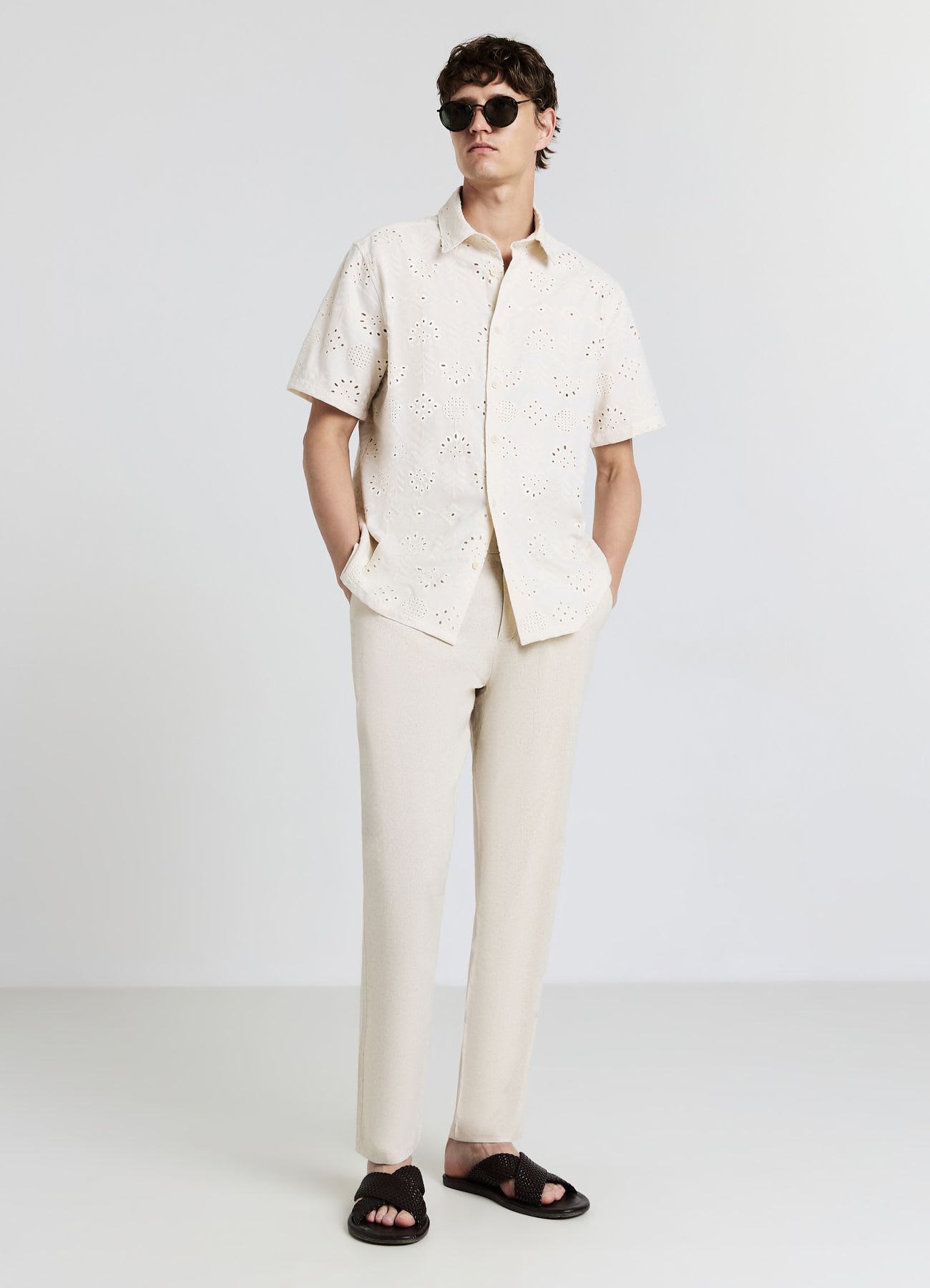 Camicia con ricami