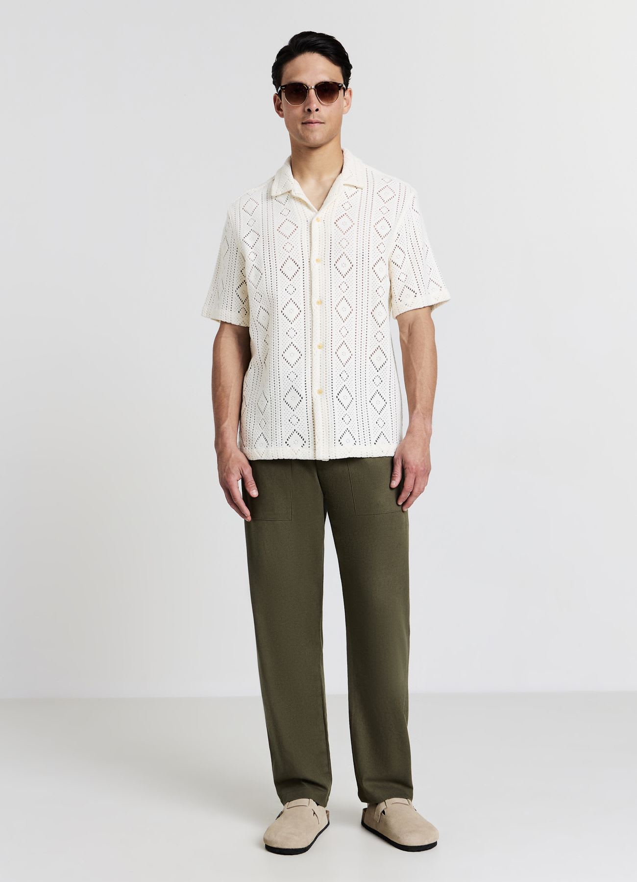 Camicia bowling traforata