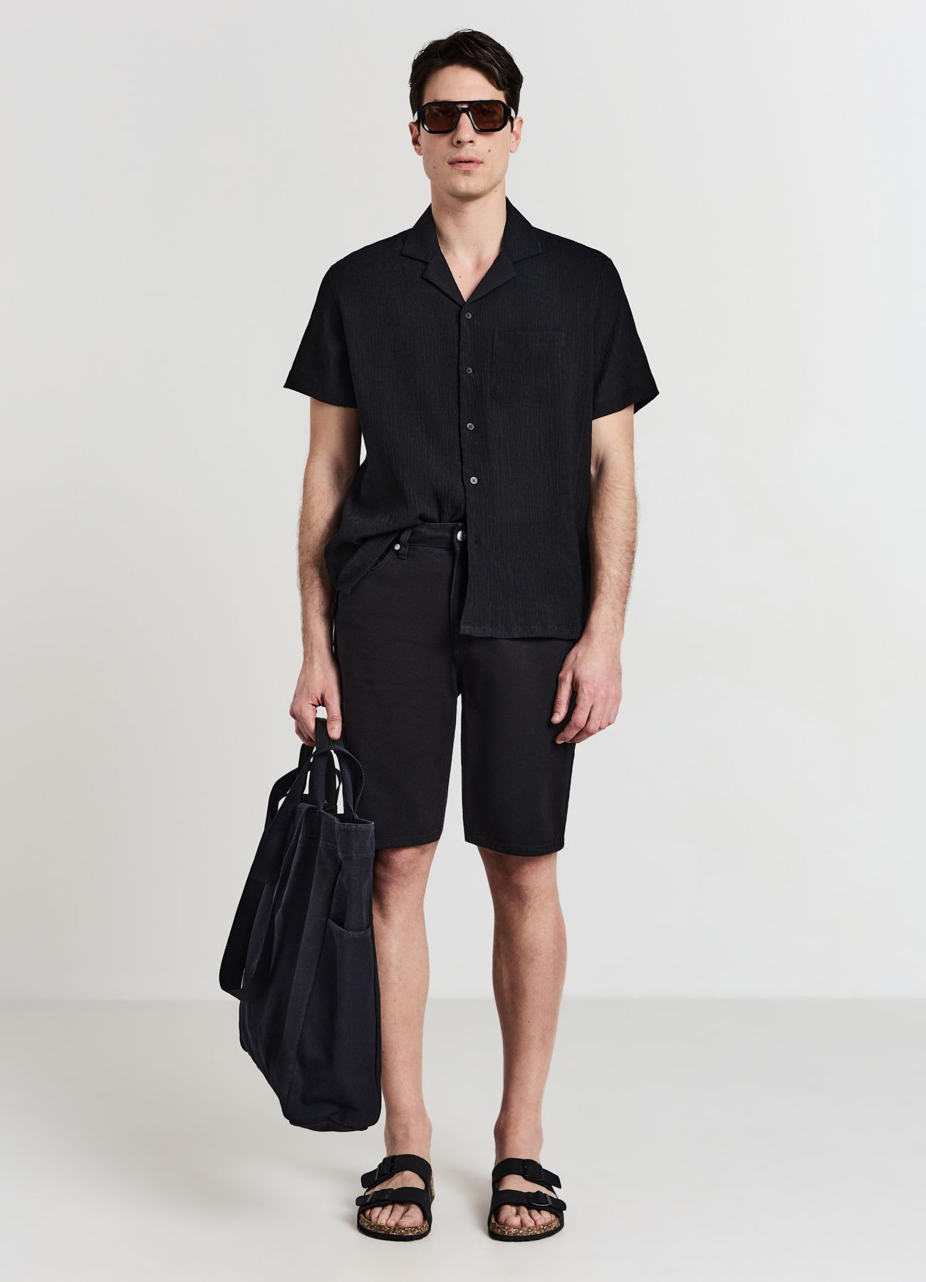 Camicia effetto stropicciato