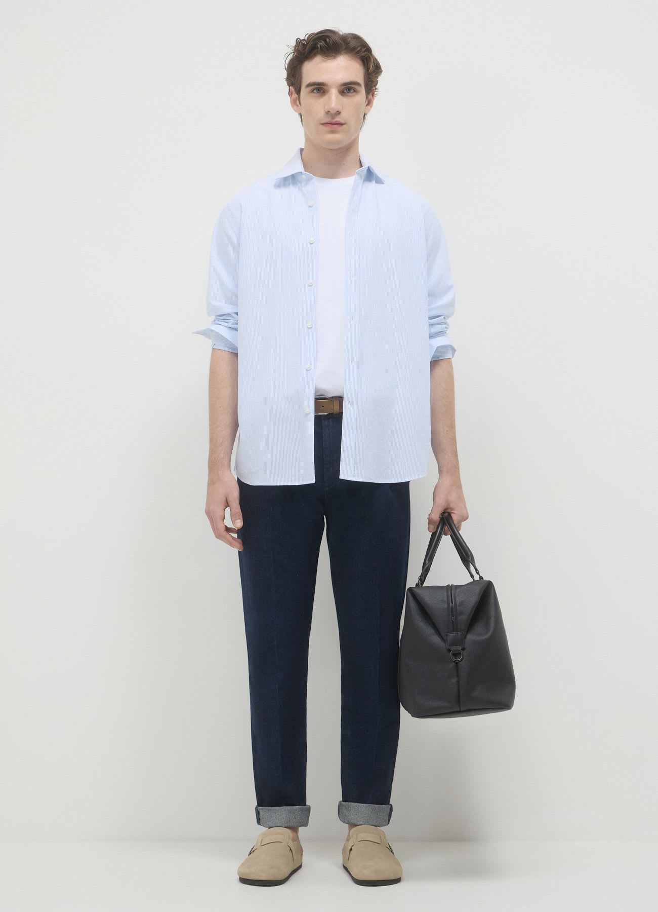 Camicia classica a righe
