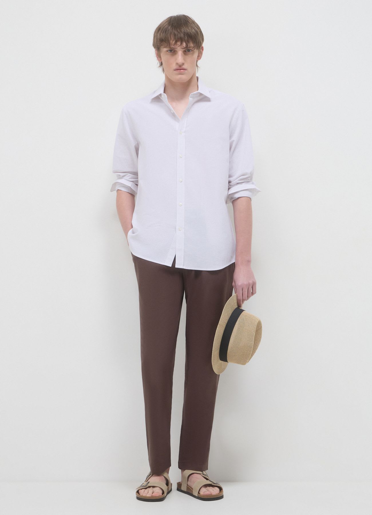 Camicia classica a righe