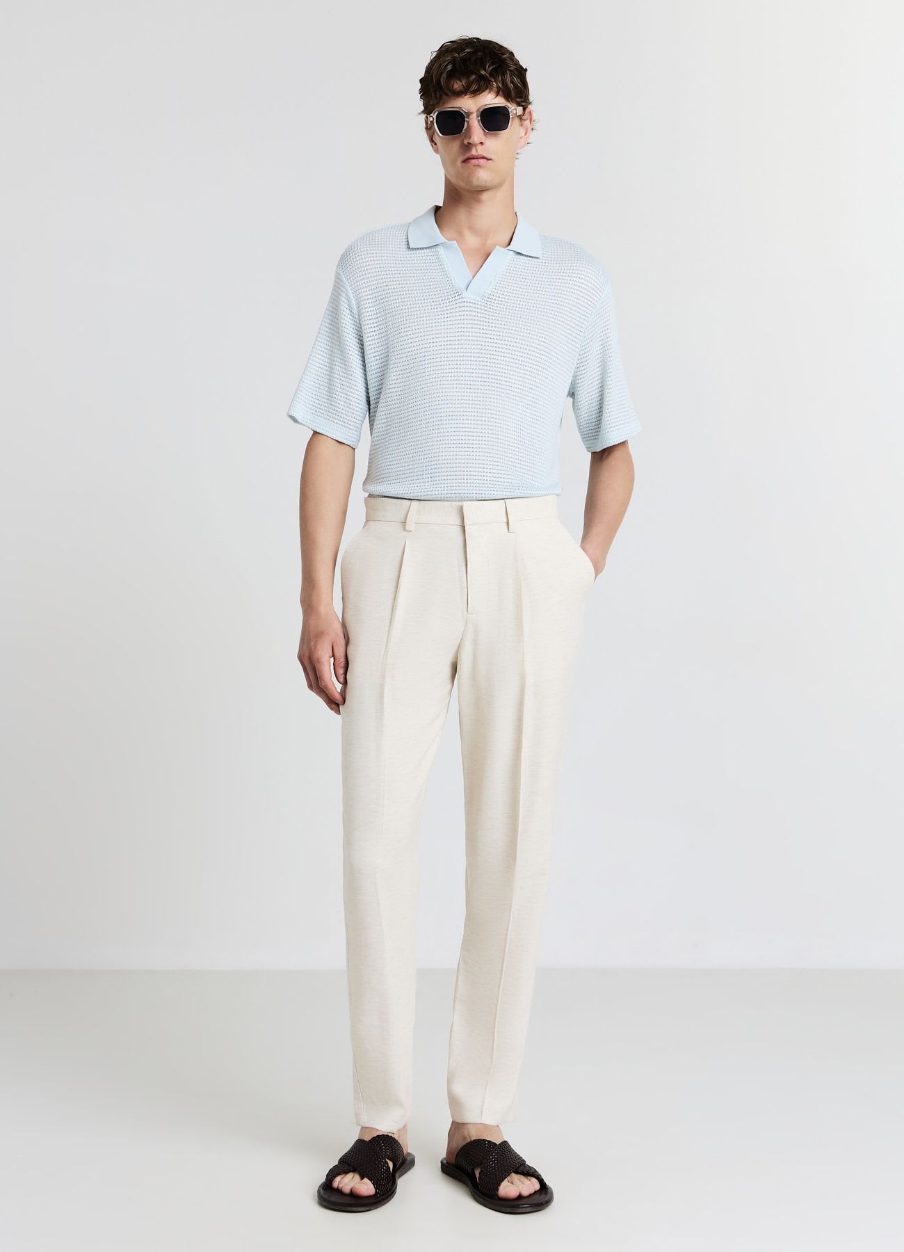 T-shirt polo traforata