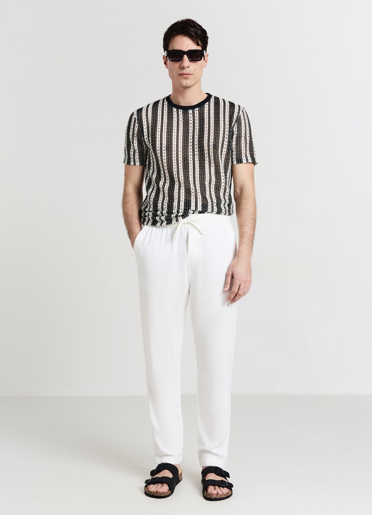 T-shirt croquet righe