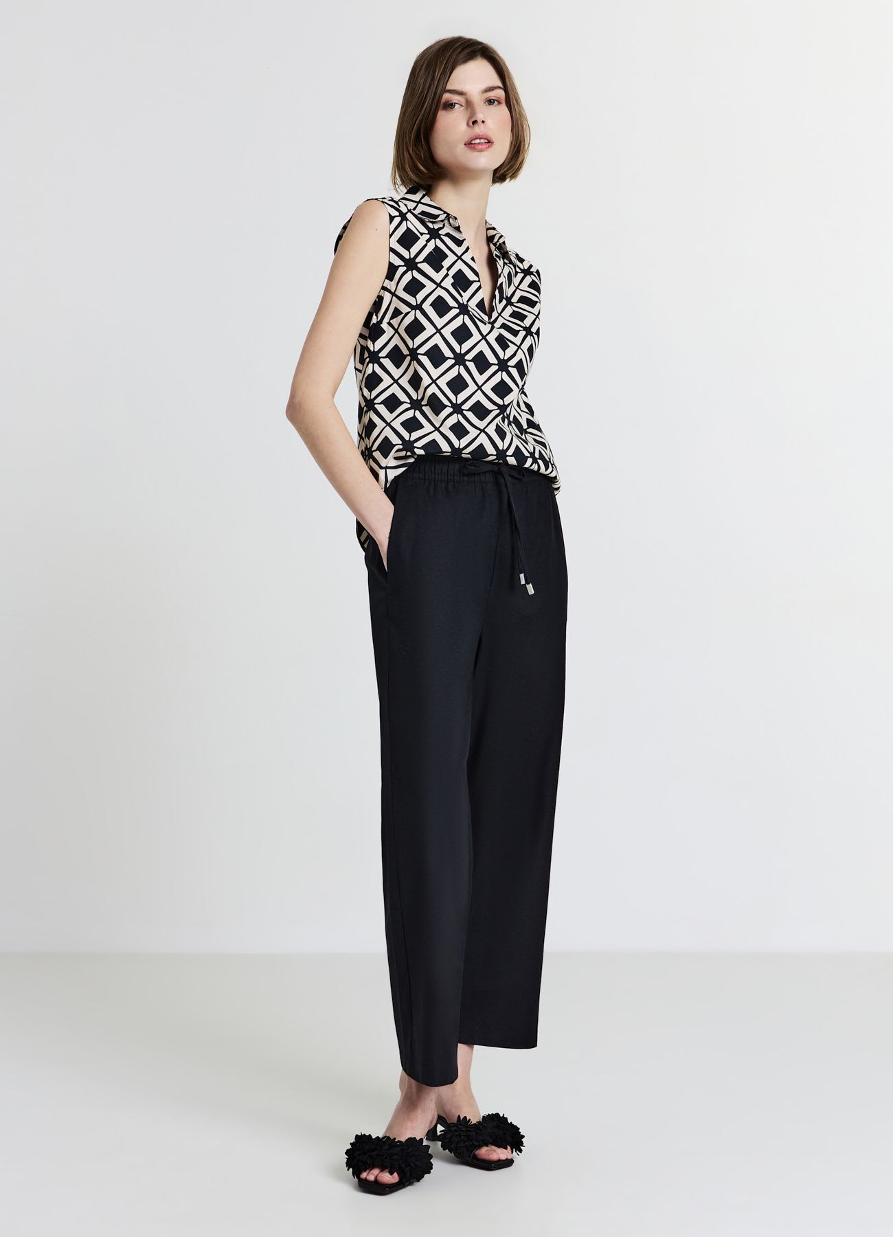 Jogger misto lino