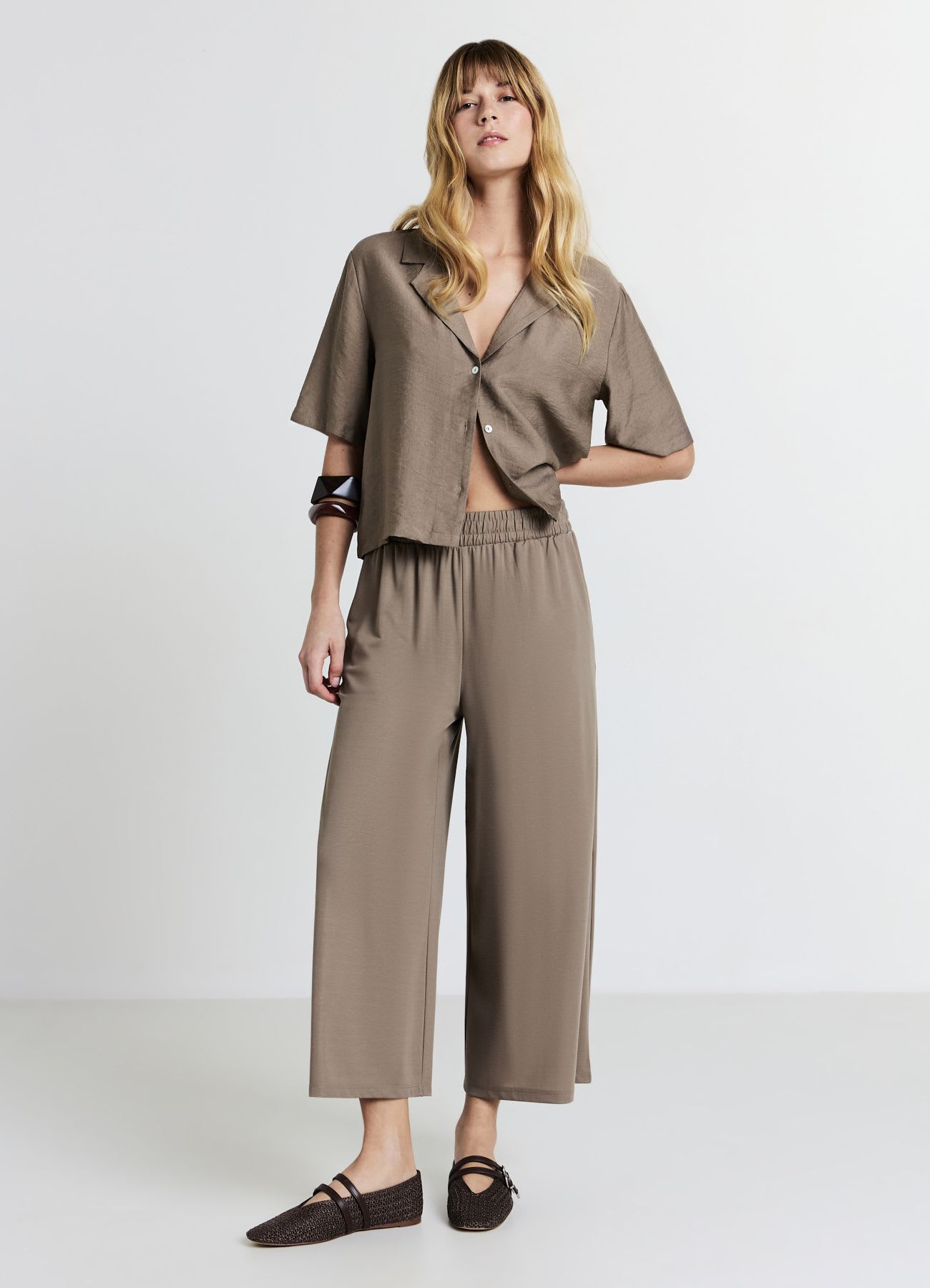 Pantalone ginnico crop
