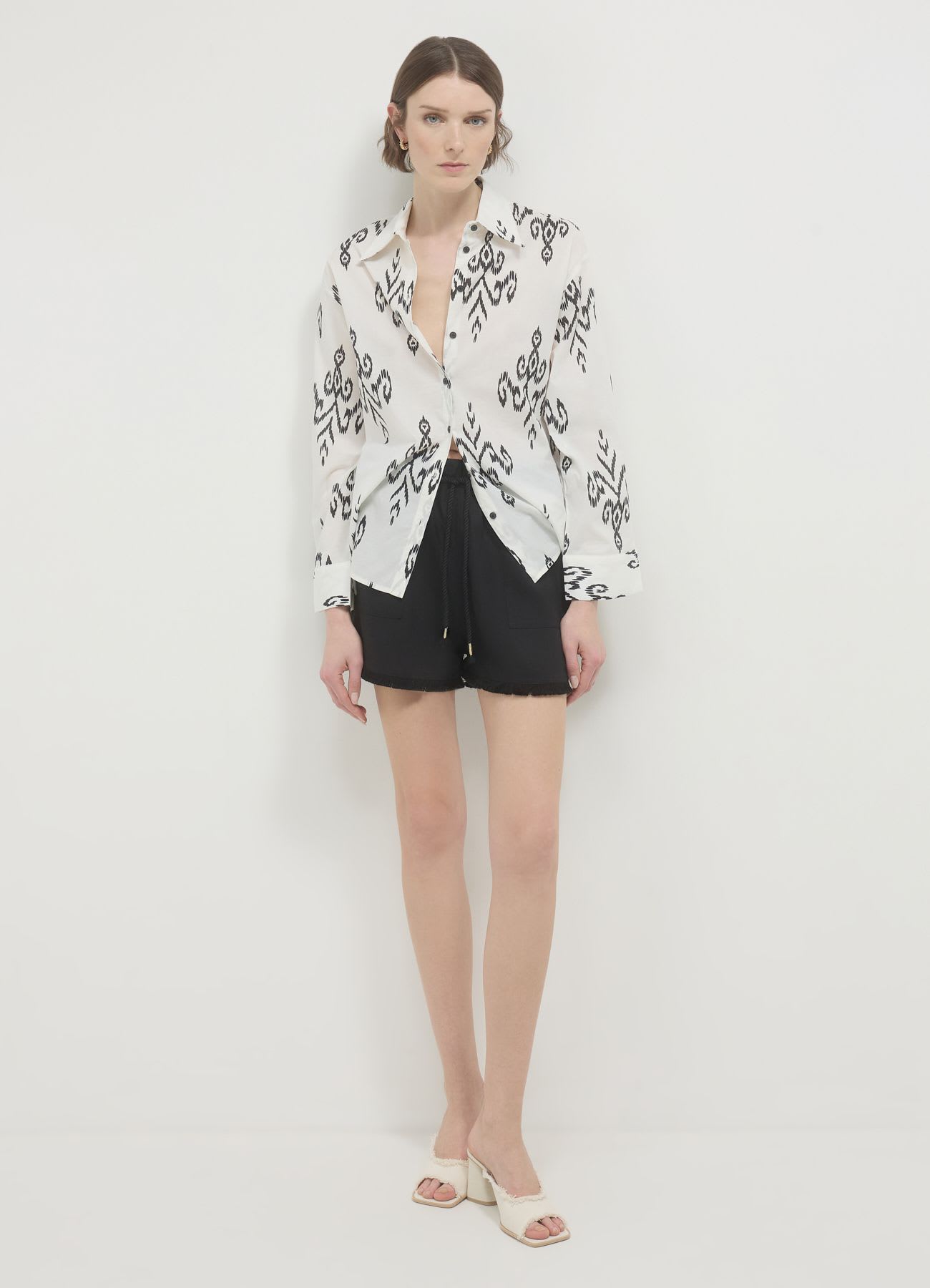 Camicia oversize fantasia