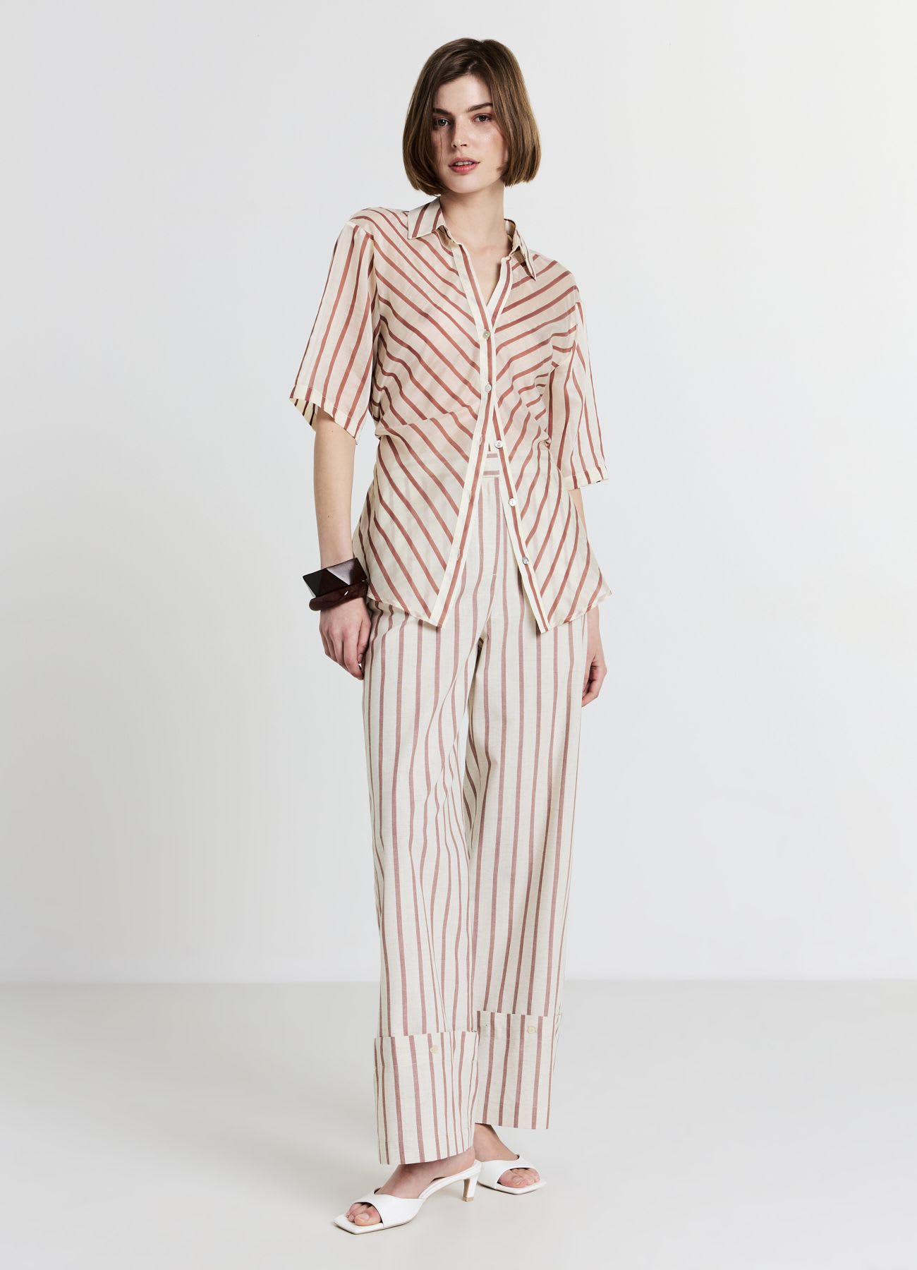 Camicia righe oblique