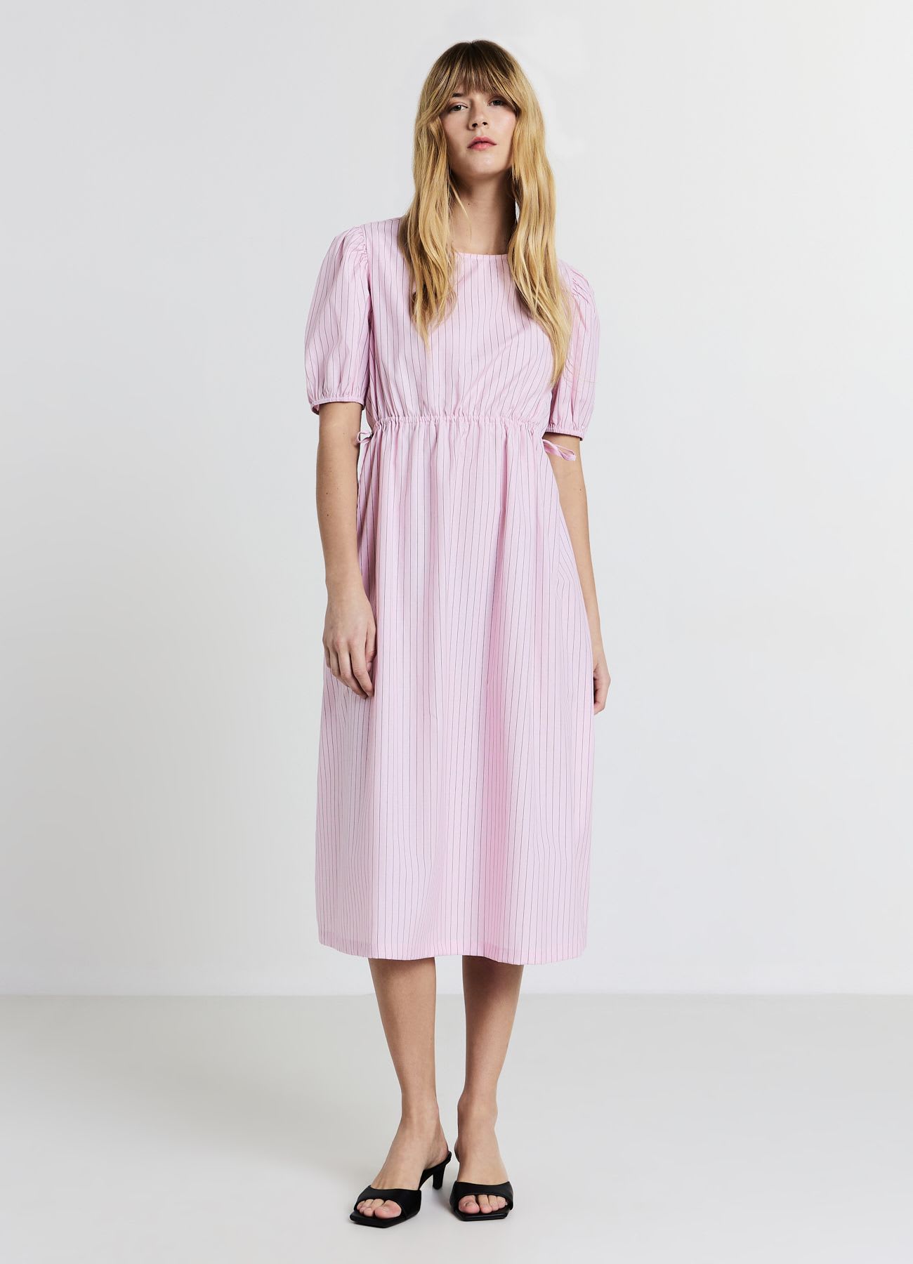Vestito lungo maniche palloncino
