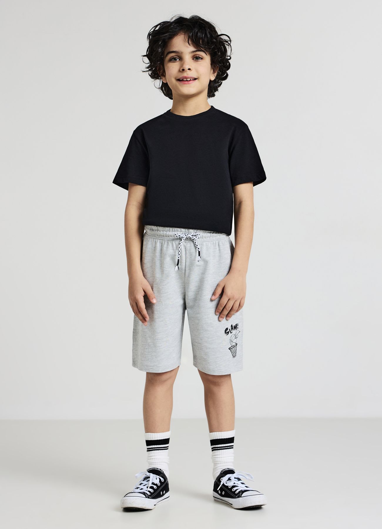 Pantaloncini con scritte