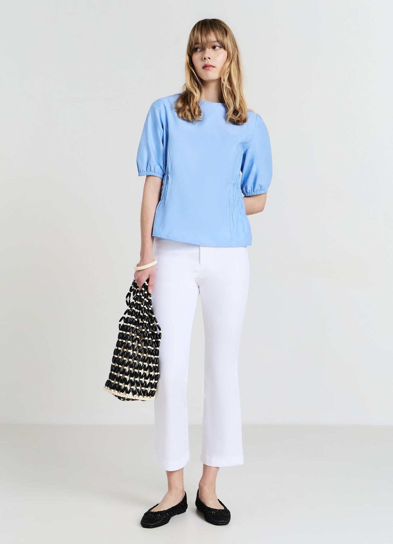 Camicia punto smock