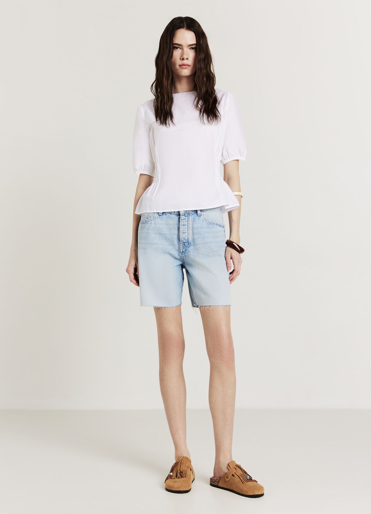 Camicia punto smock