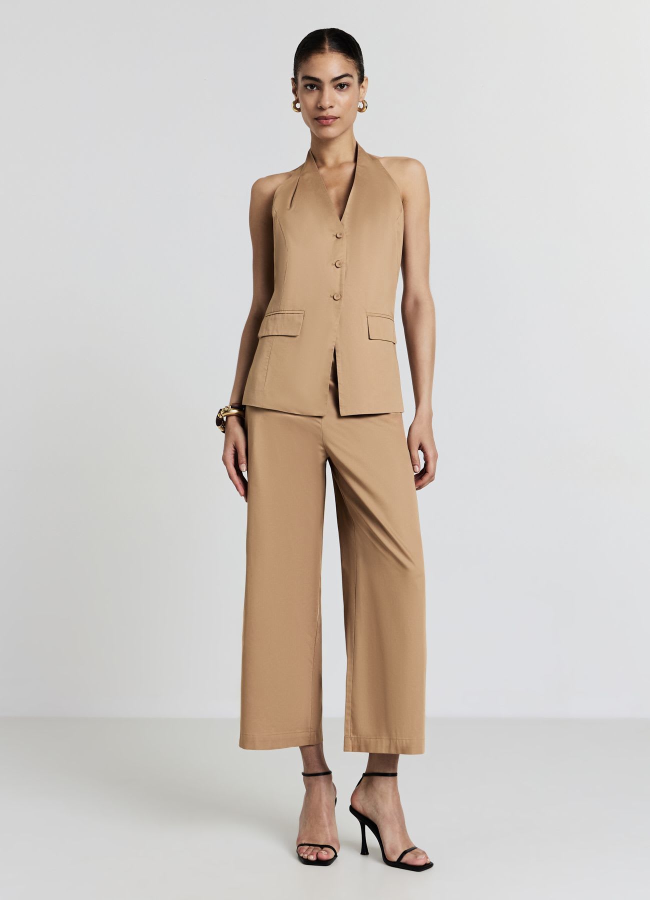 Pantalone palazzo crop