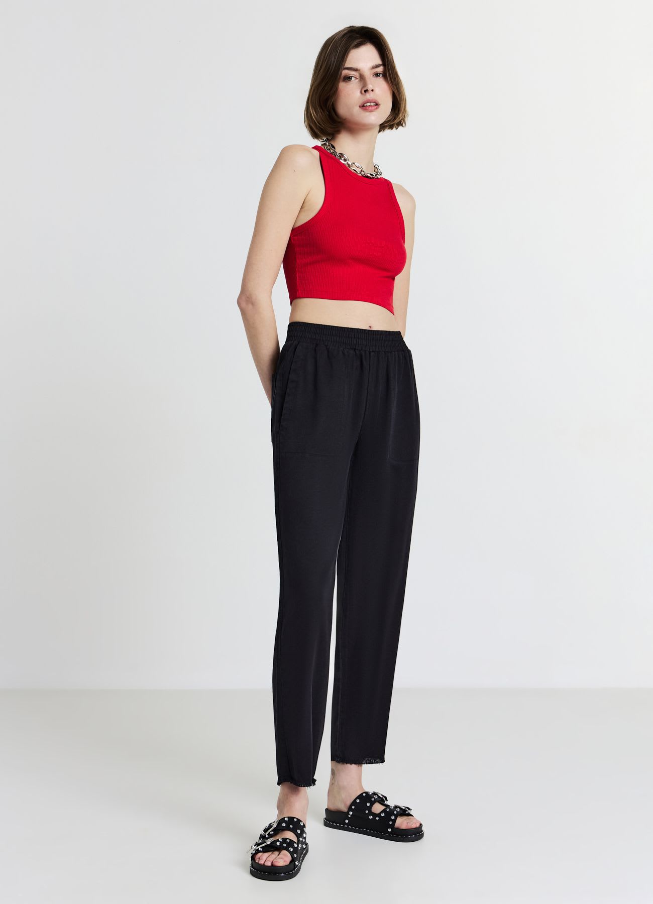 Jogger tinta unita