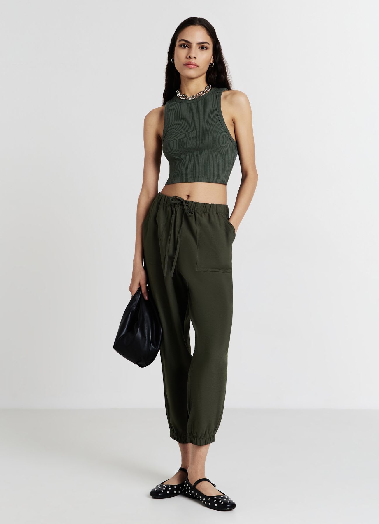 Jogger tinta unita