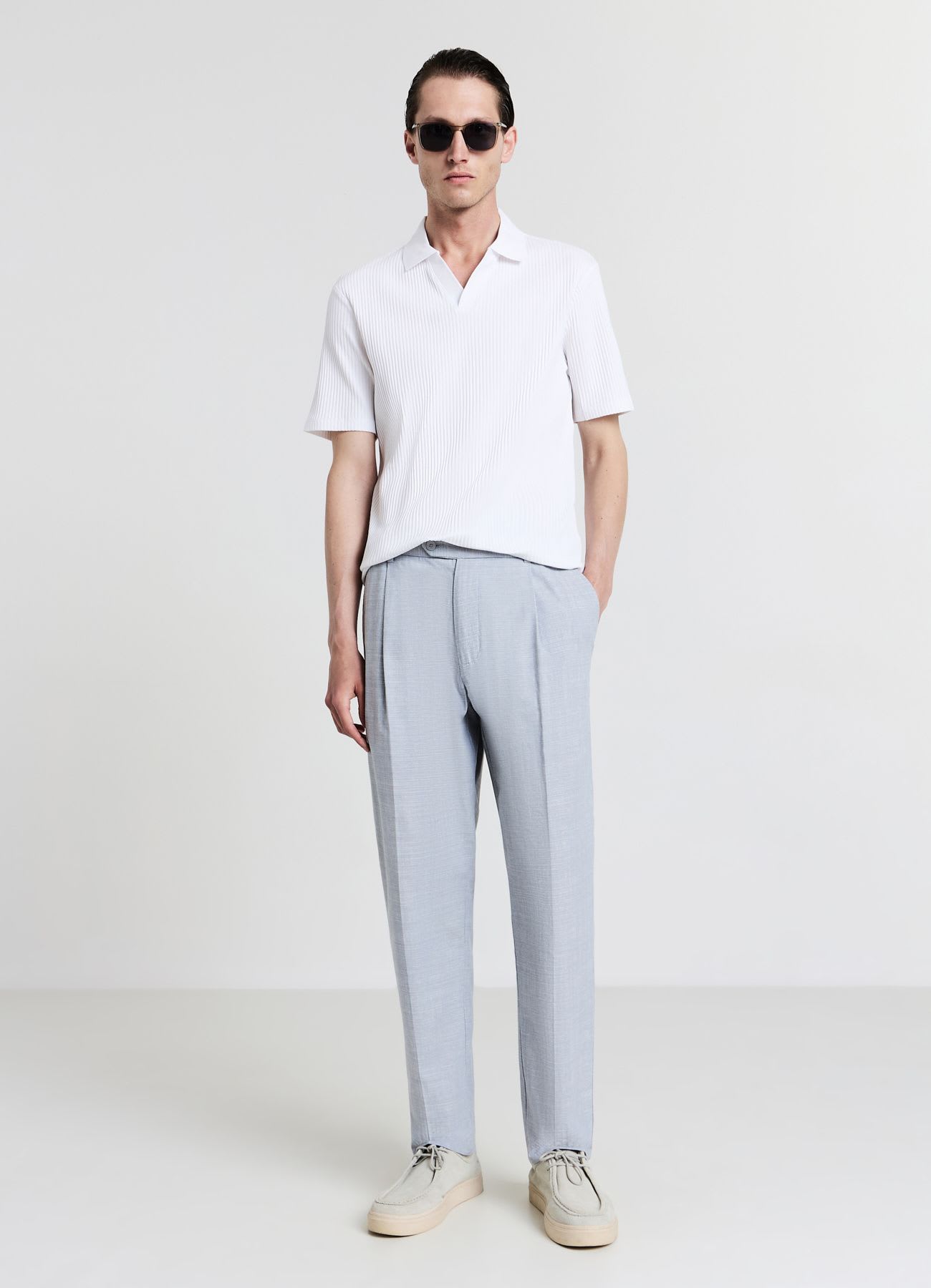 Pantalone tinta unita