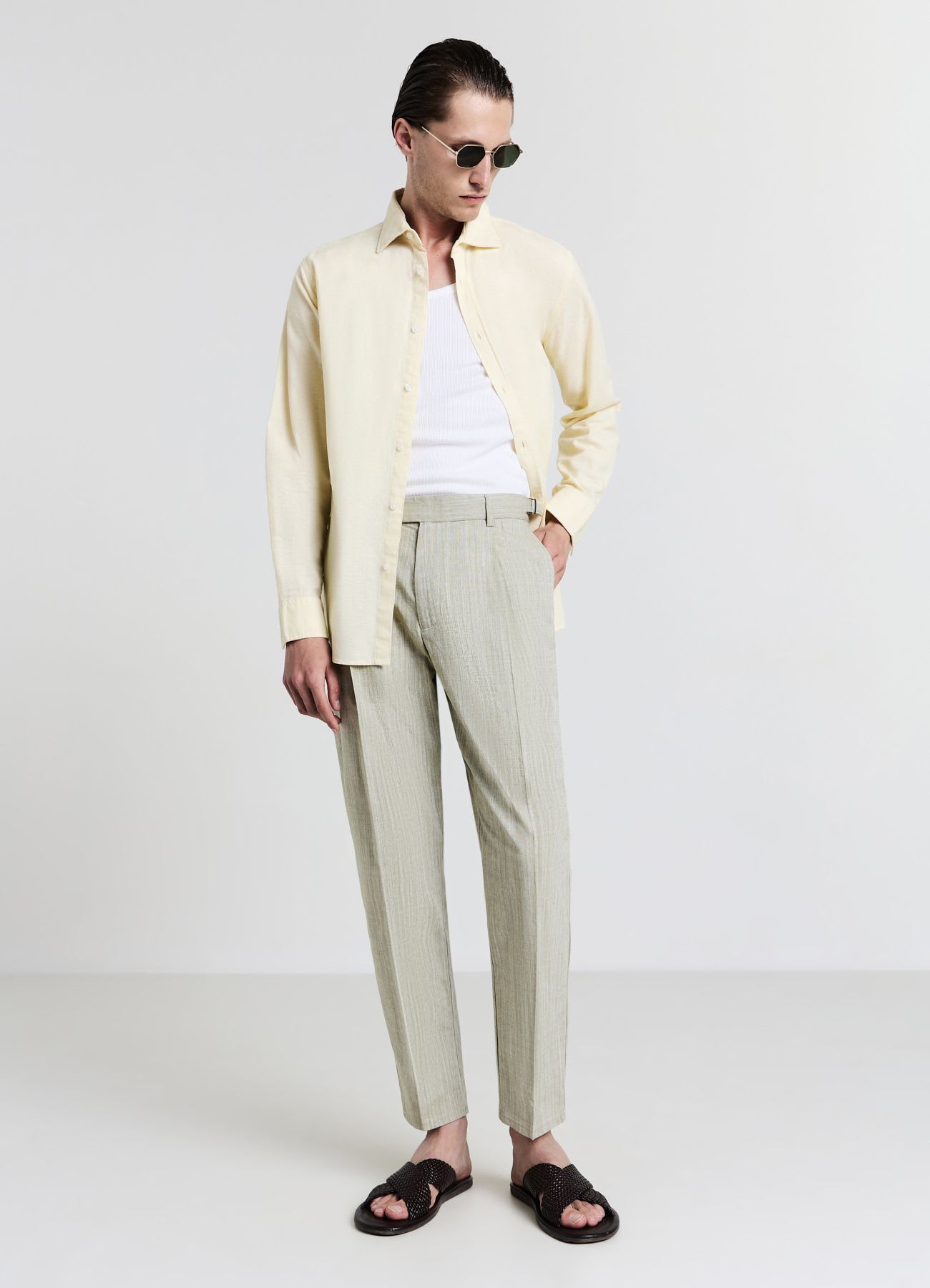 Pantalone tinta unita