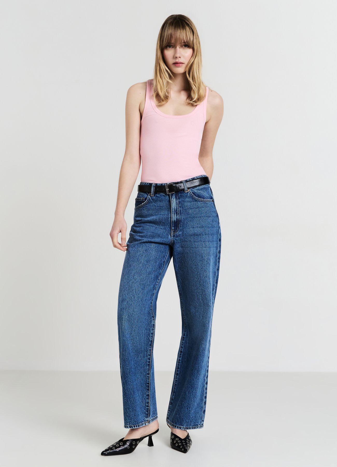 Top scollo ampio