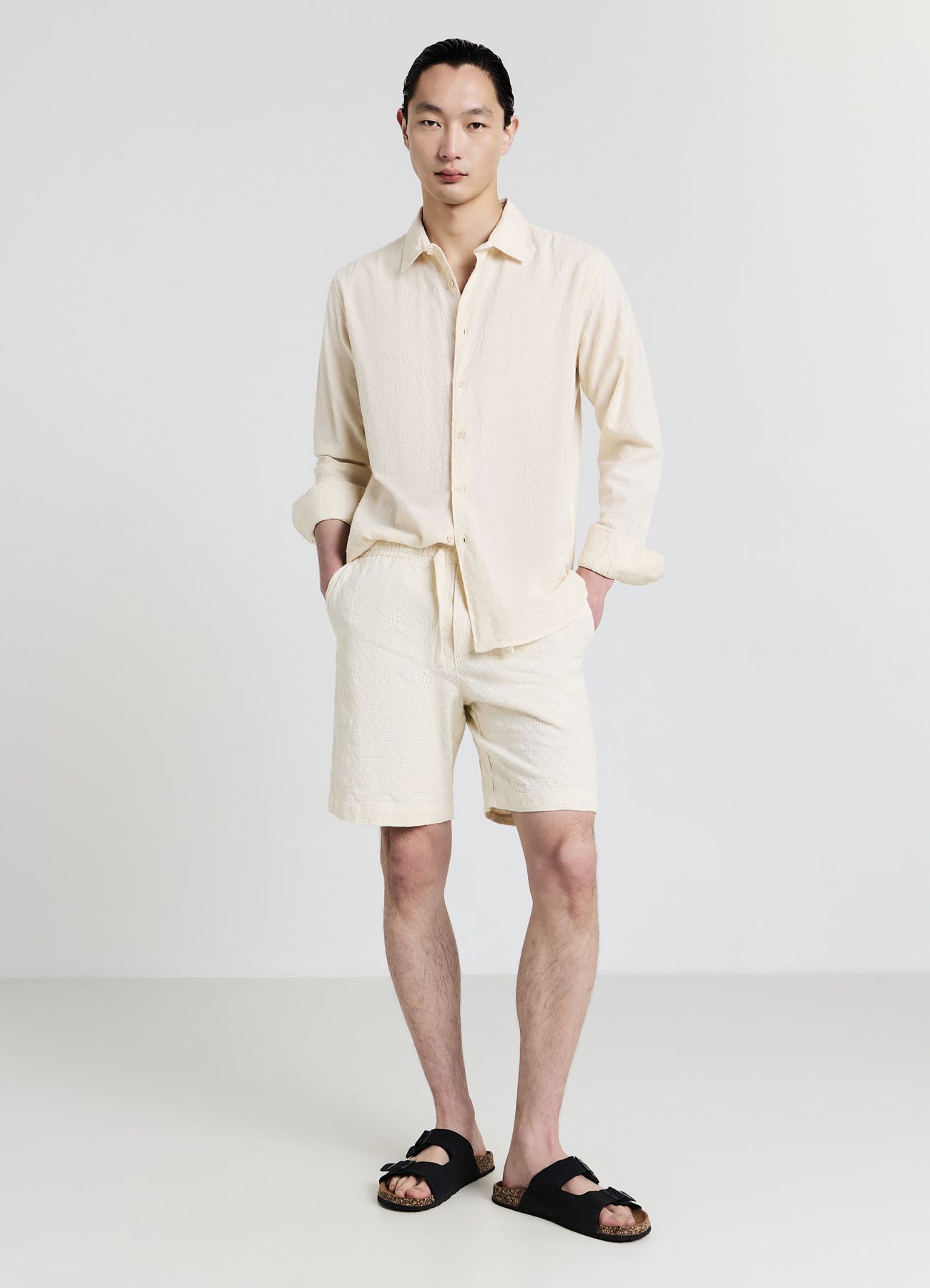 Bermuda jacquard rombo