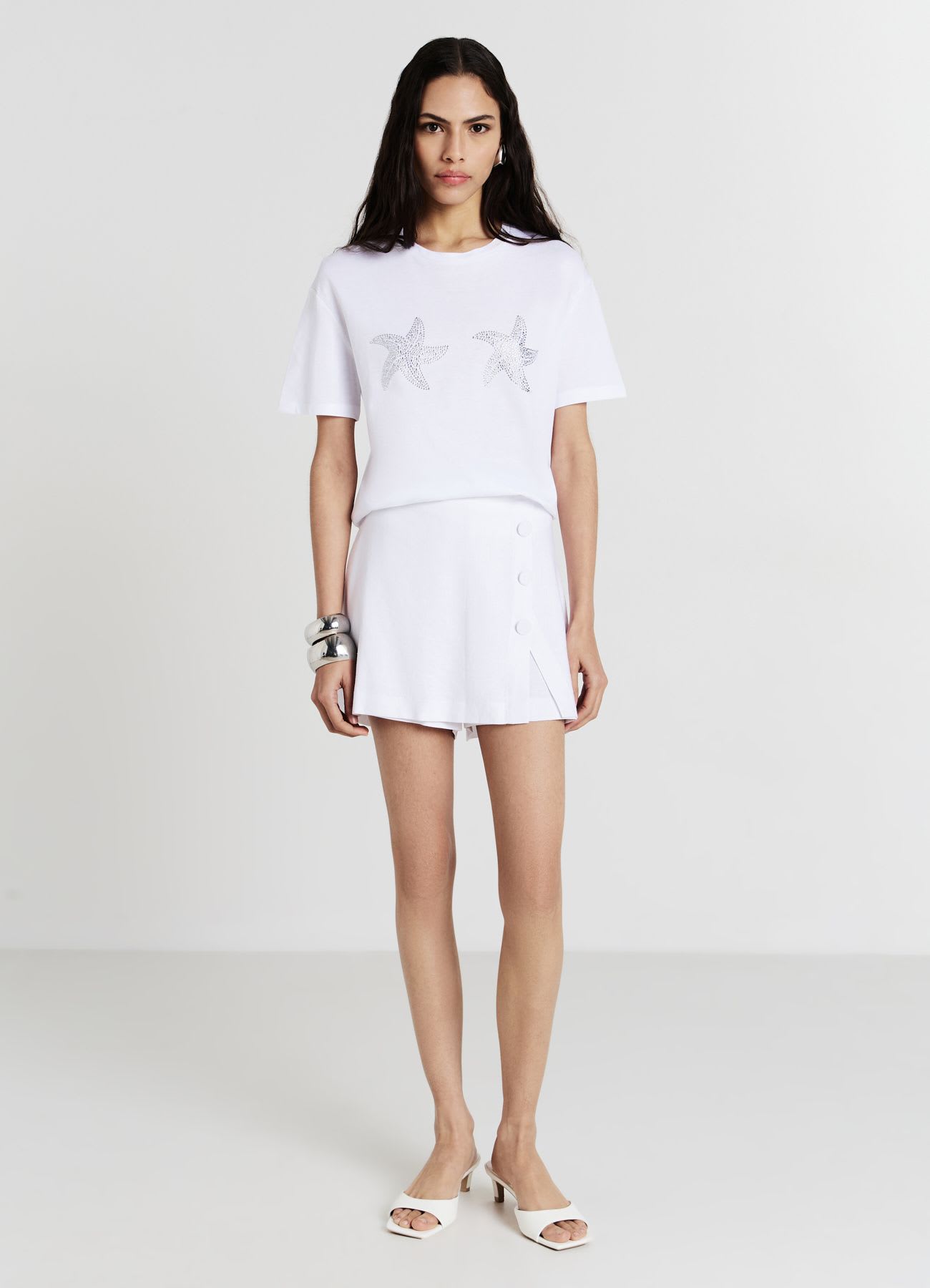 T-shirt stelle strass