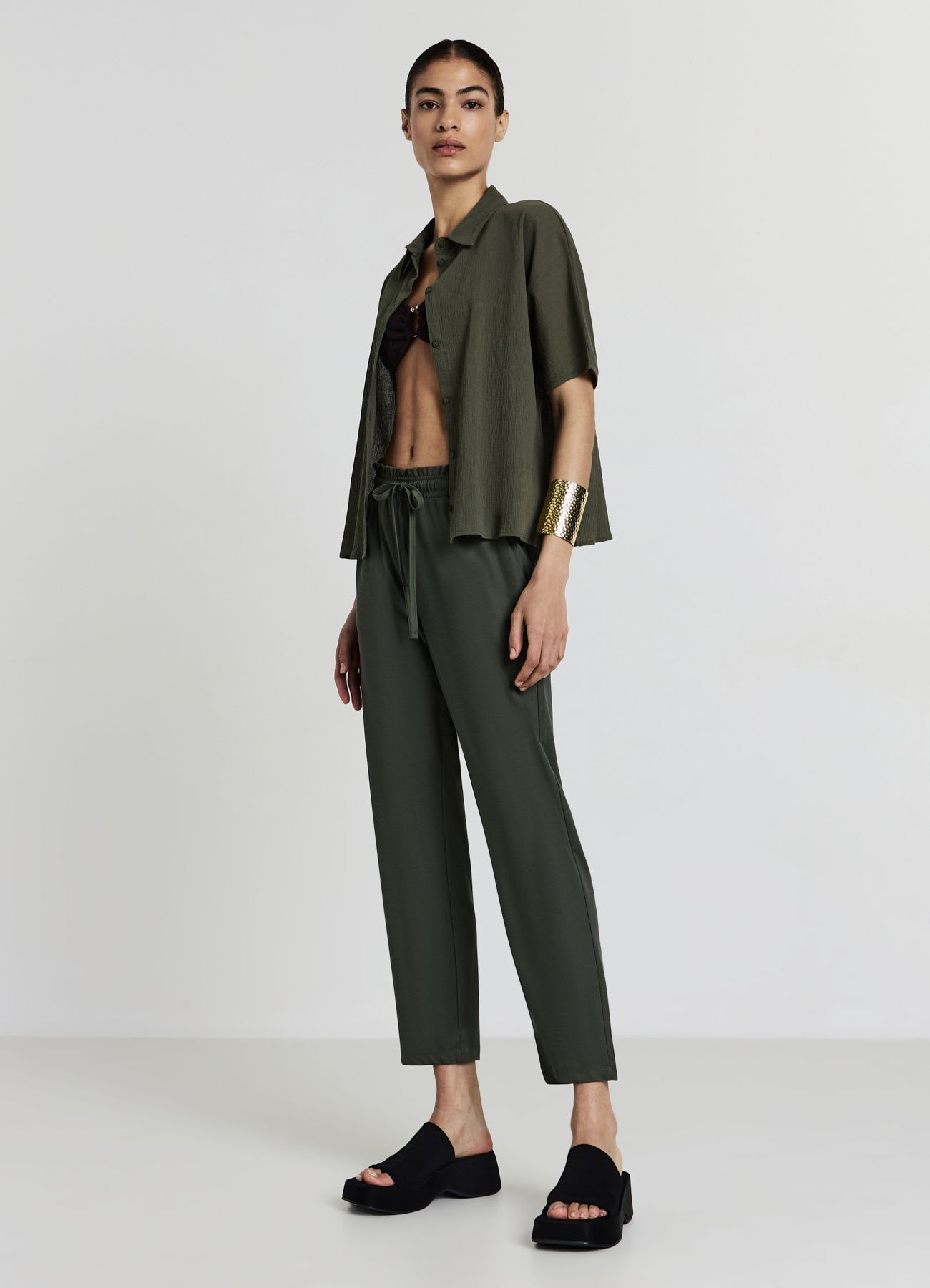 Pantalone tinta unita