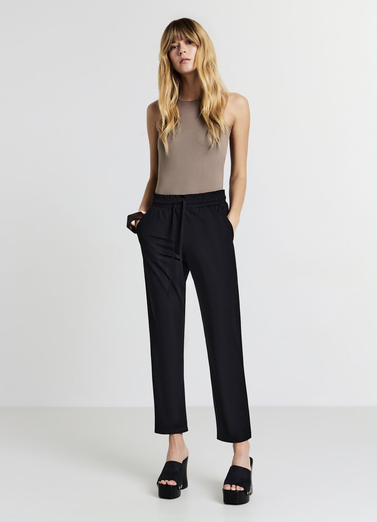 Pantalone tinta unita