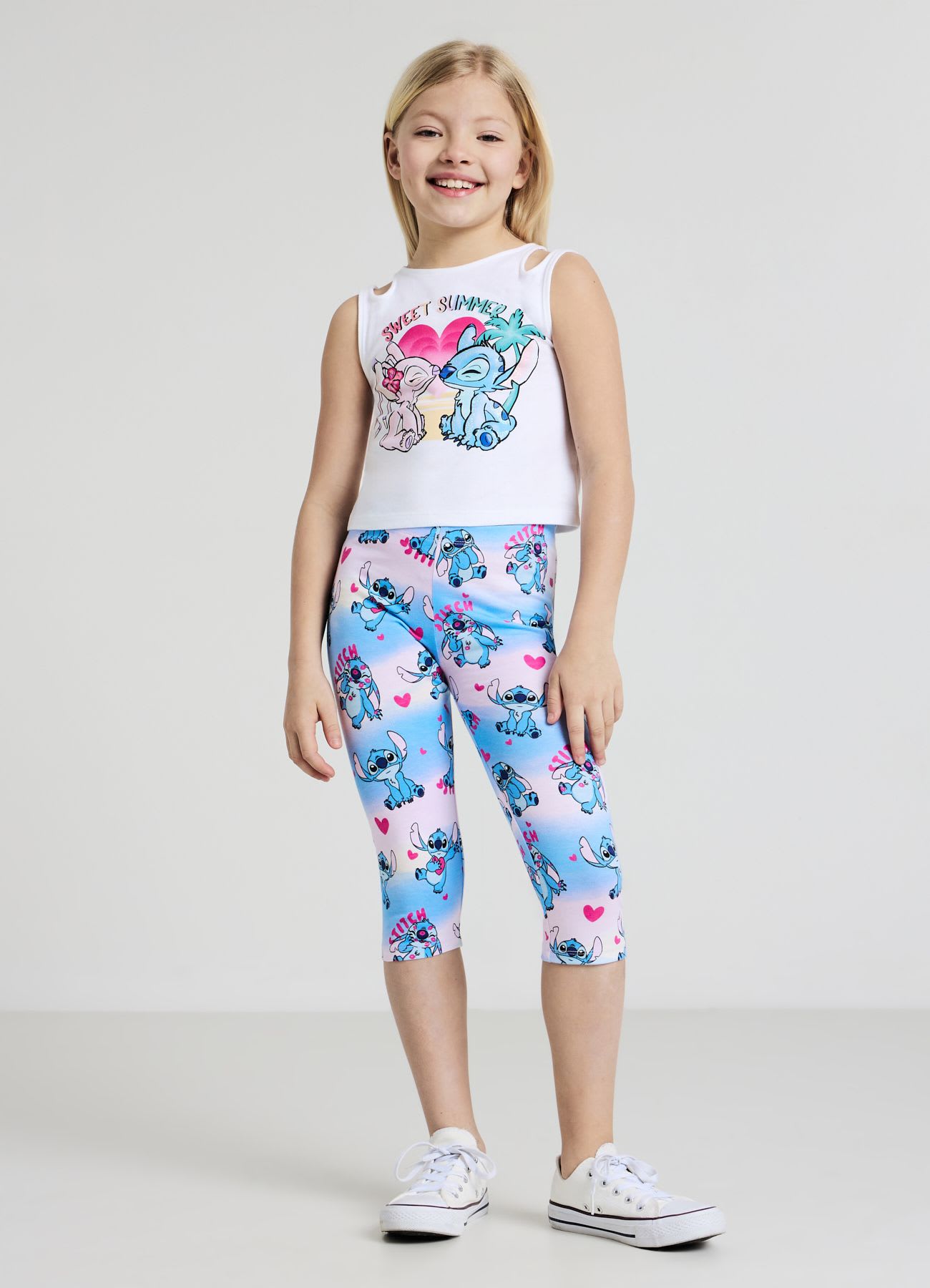 Leggings stampa Stitch