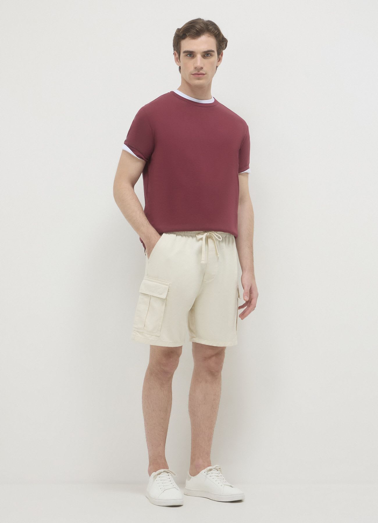 Jogger corto tasche cargo