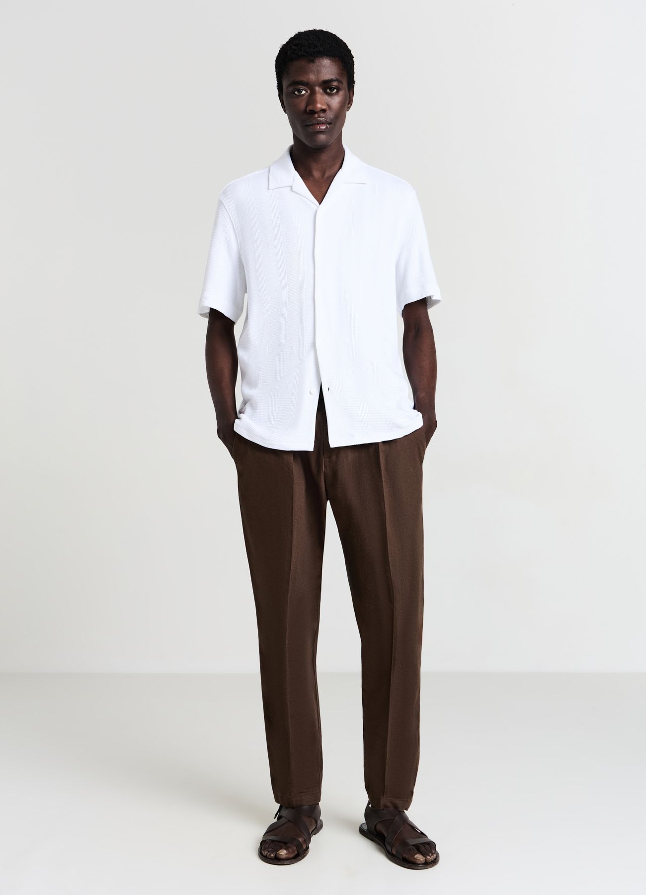 Camicia bowling cotone operato