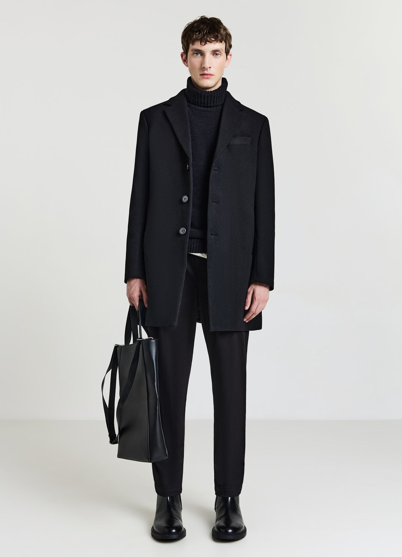 Cappotto classico con bottoni