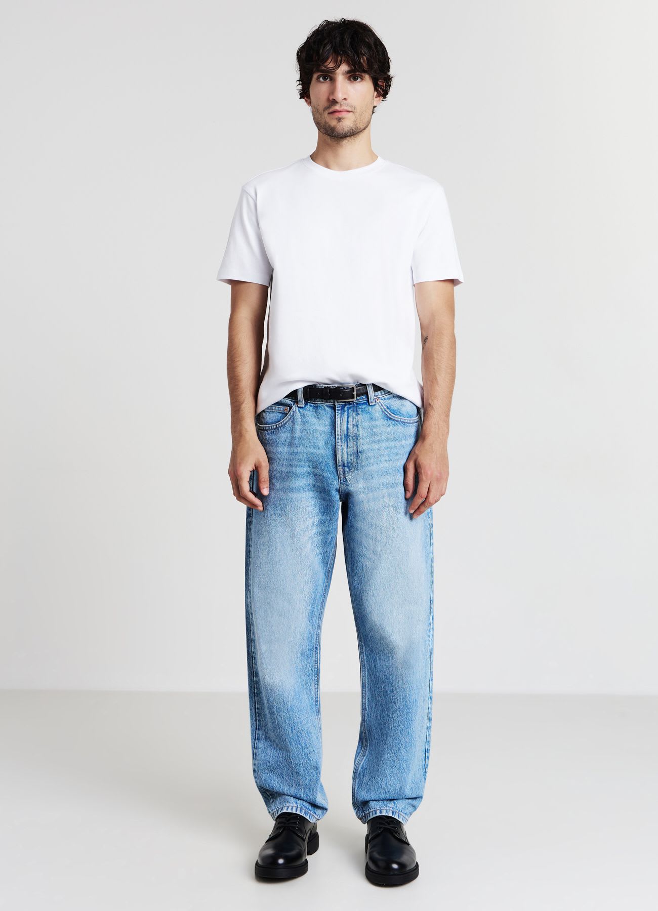 T-shirt girocollo in cotone